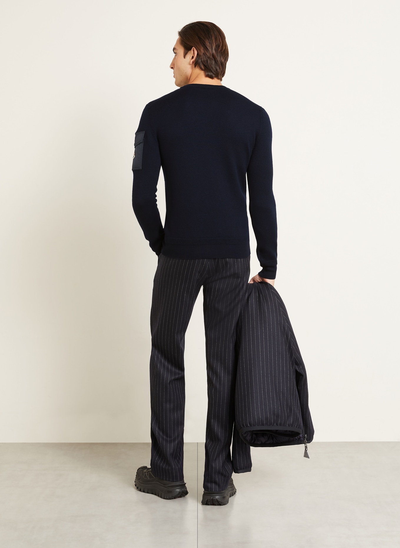 MONCLER Pullover: DUNKELBLAU
