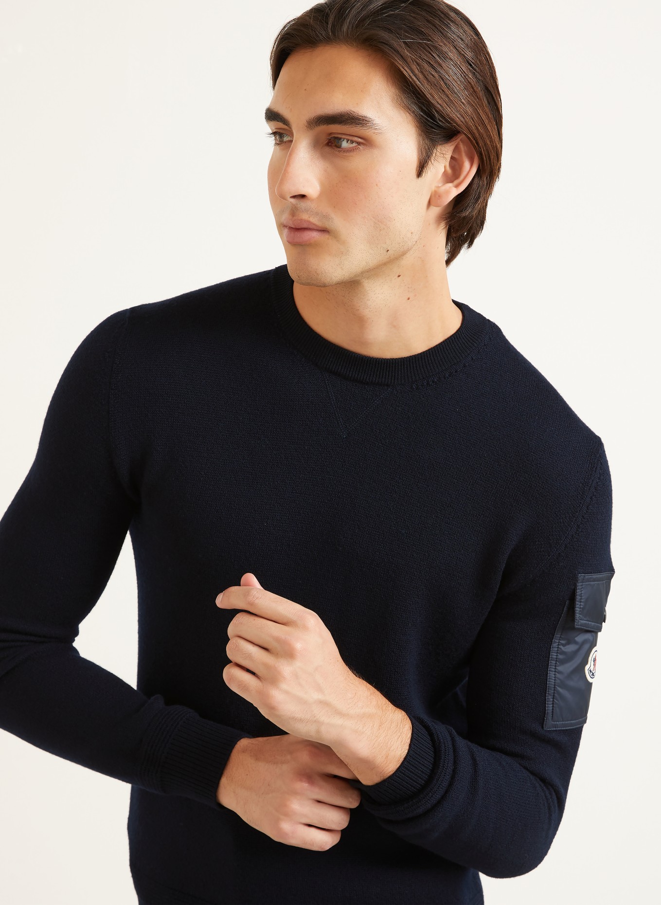 MONCLER Pullover: DUNKELBLAU
