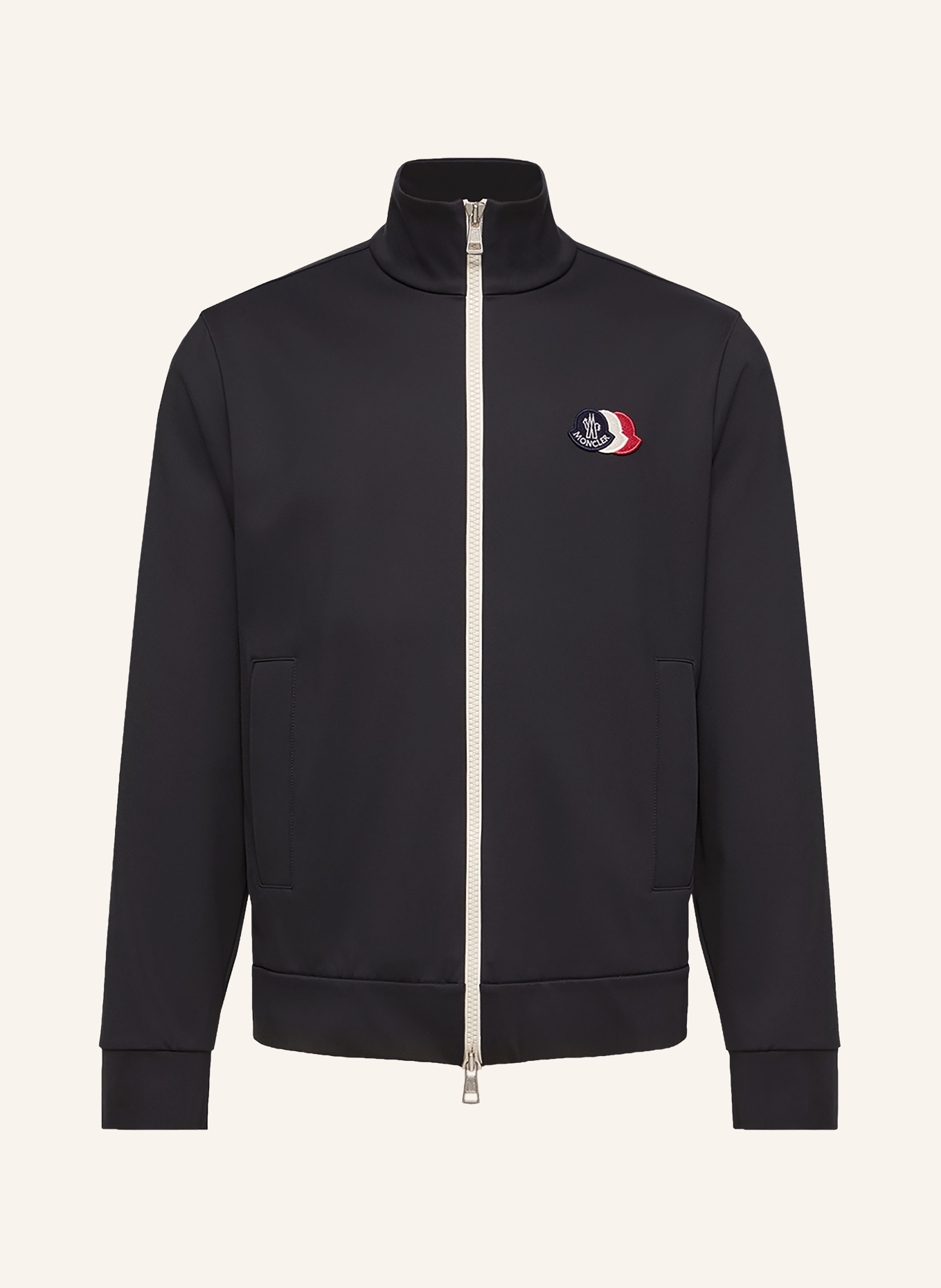 MONCLER Jerseyová bunda: TMAVĚ MODRÁ