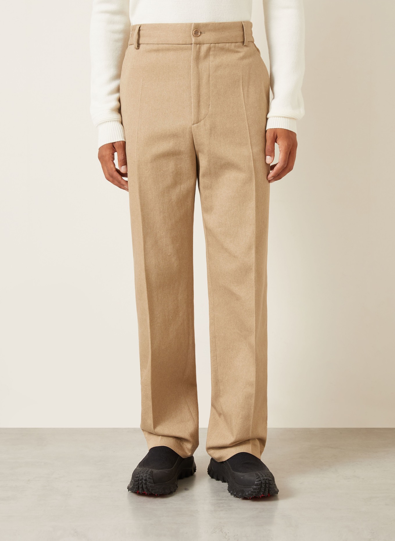 MONCLER Regular-Fit Chinos: LIGHT BROWN