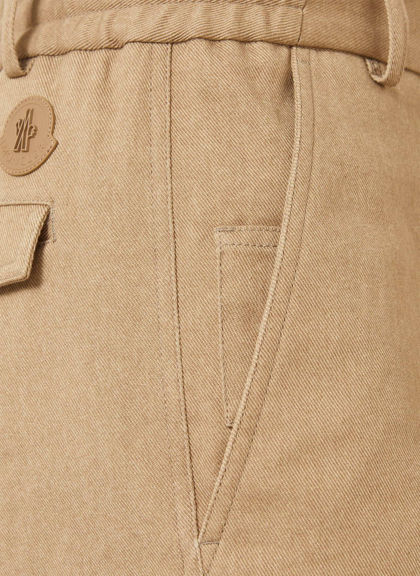 MONCLER Regular-Fit Chinos: LIGHT BROWN