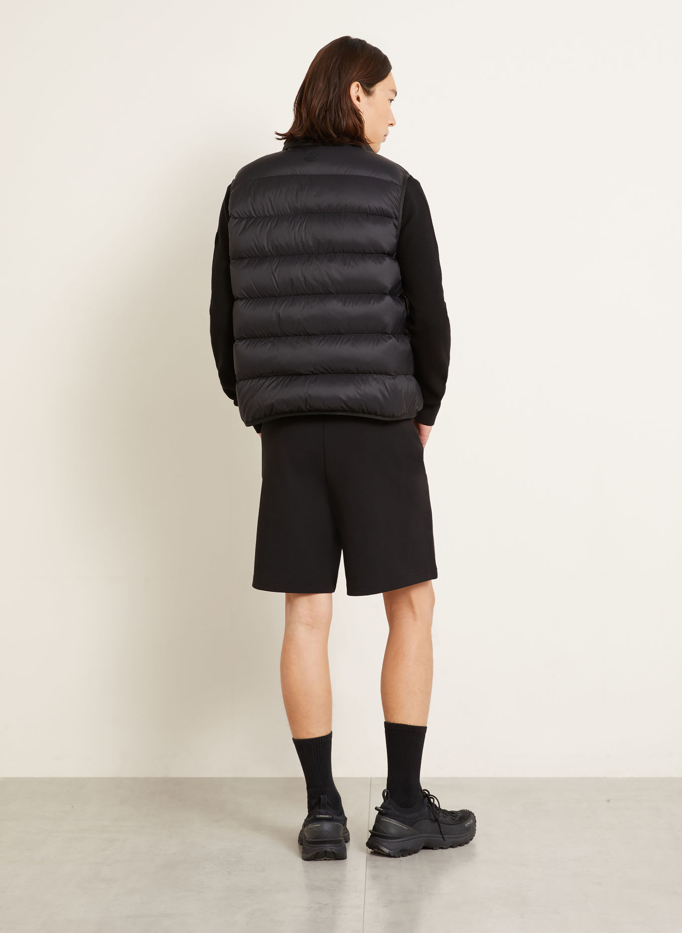 MONCLER Sweat shorts: BLACK