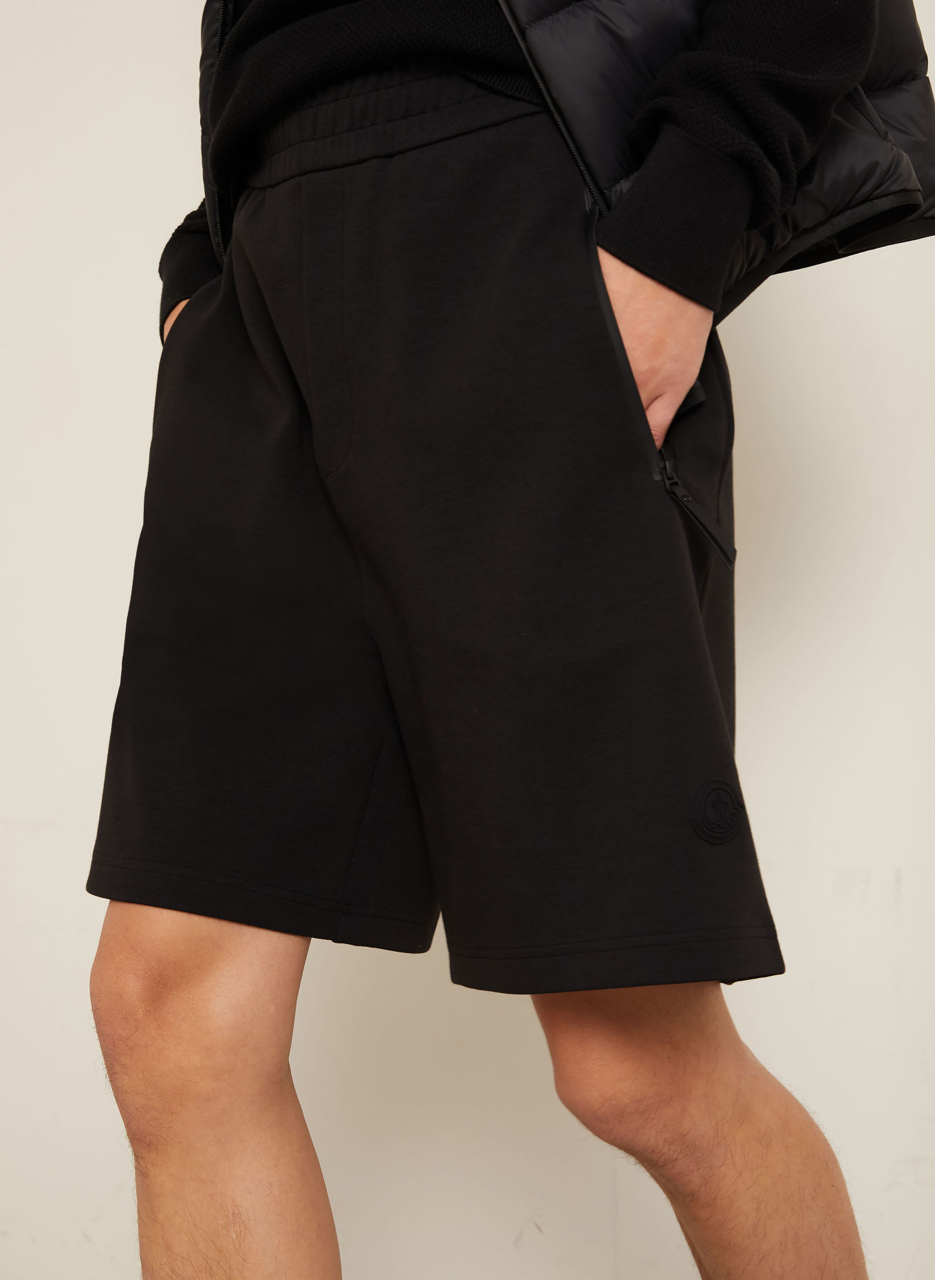 MONCLER Sweat shorts: BLACK