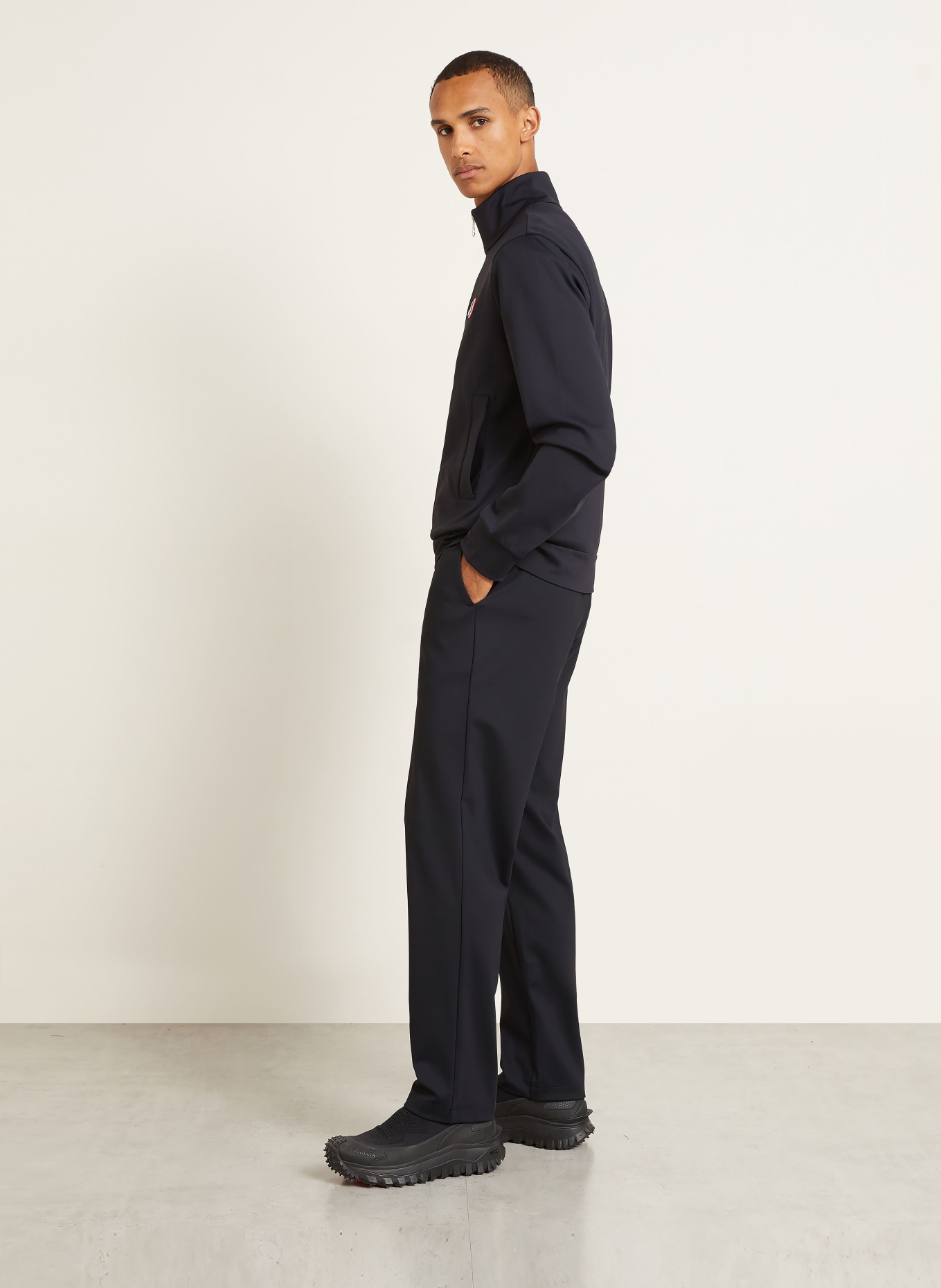 MONCLER Spodnie dresowe: GRANATOWY