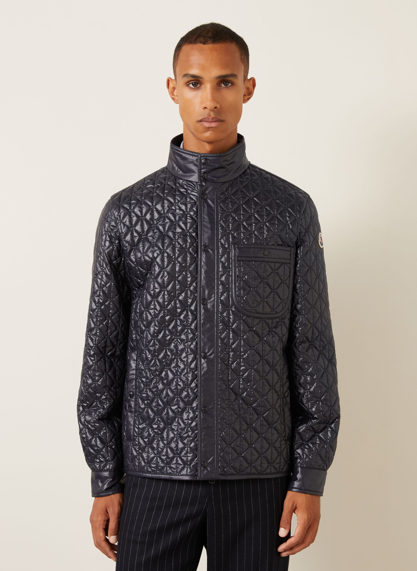 MONCLER Kurtka pikowana: GRANATOWY