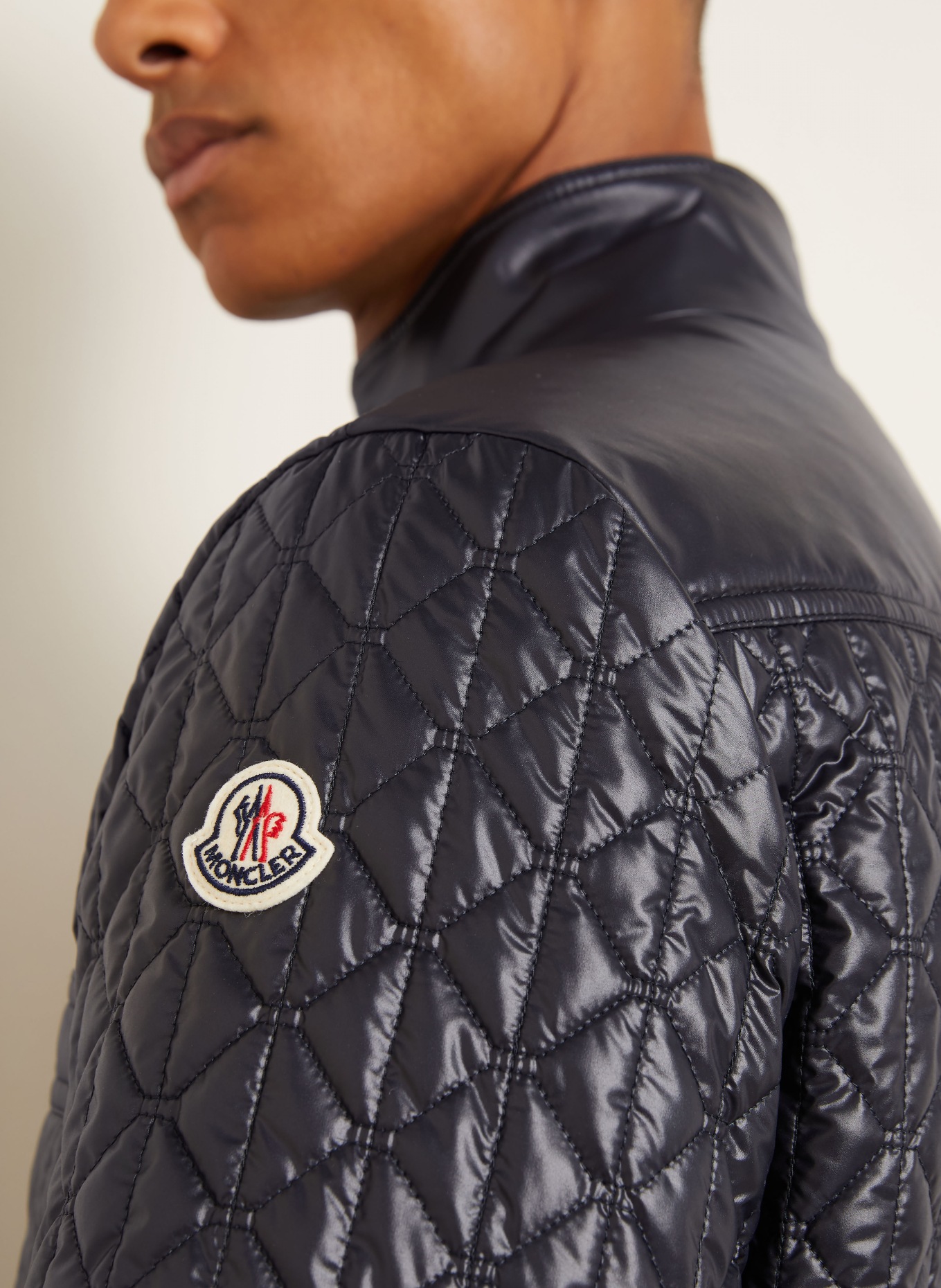 MONCLER Kurtka pikowana: GRANATOWY