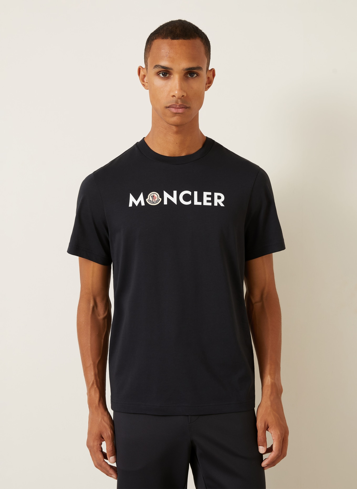 MONCLER T-shirt: CZARNY