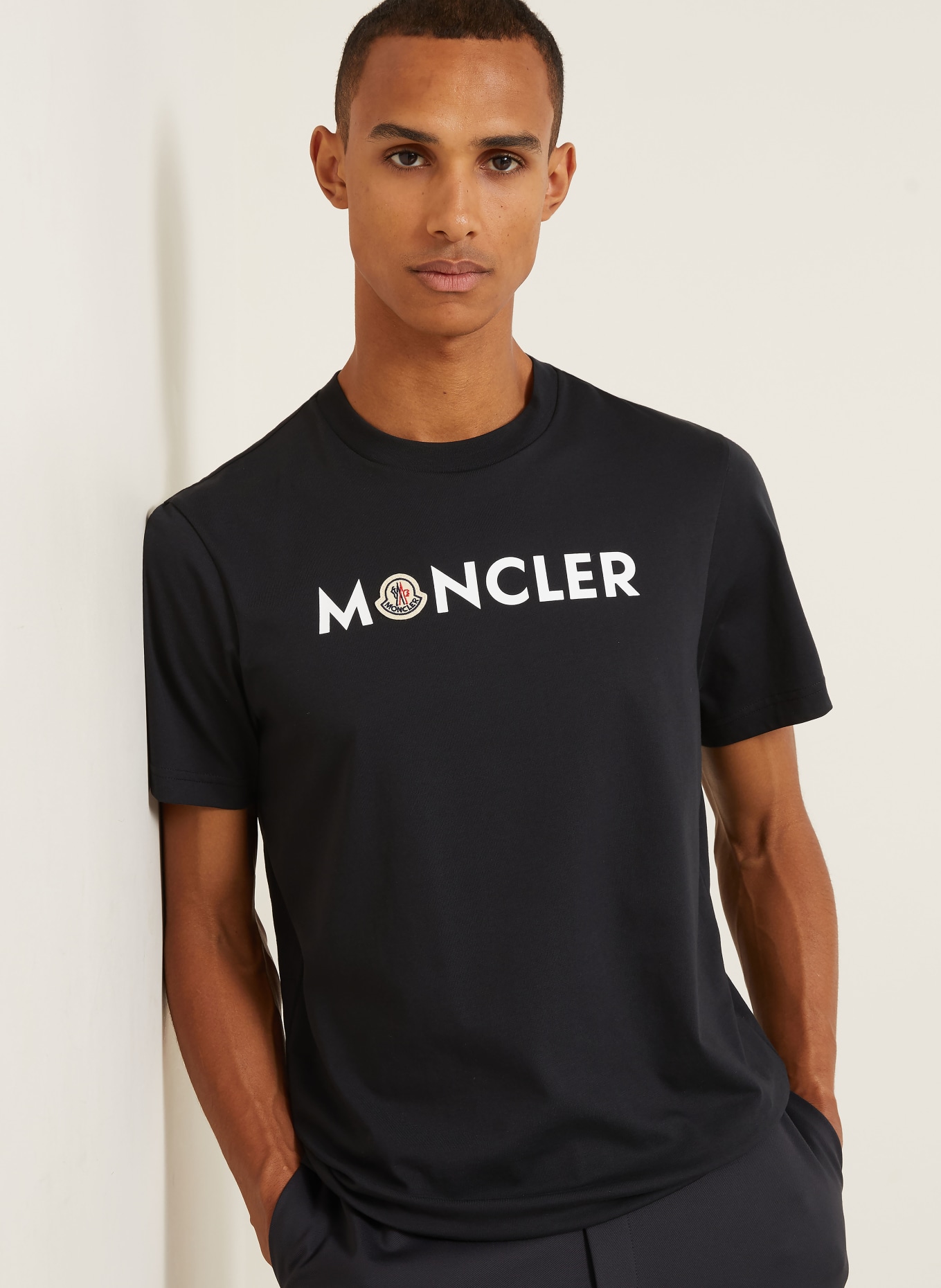 MONCLER T-shirt: CZARNY
