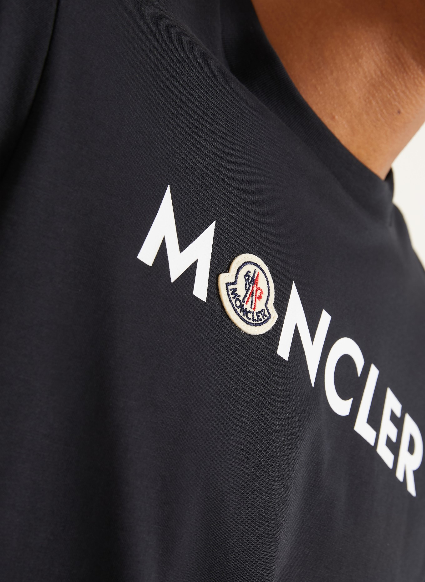 MONCLER T-shirt: CZARNY