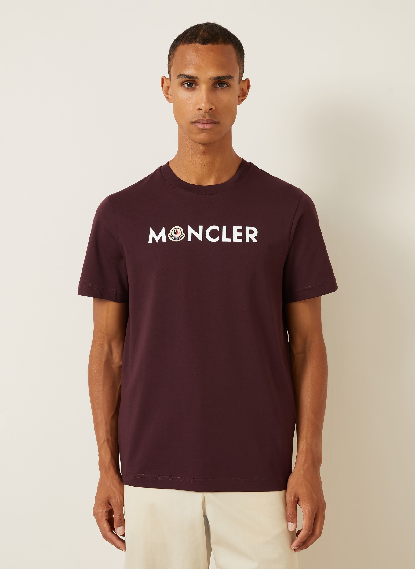 MONCLER T-Shirt: DUNKELROT