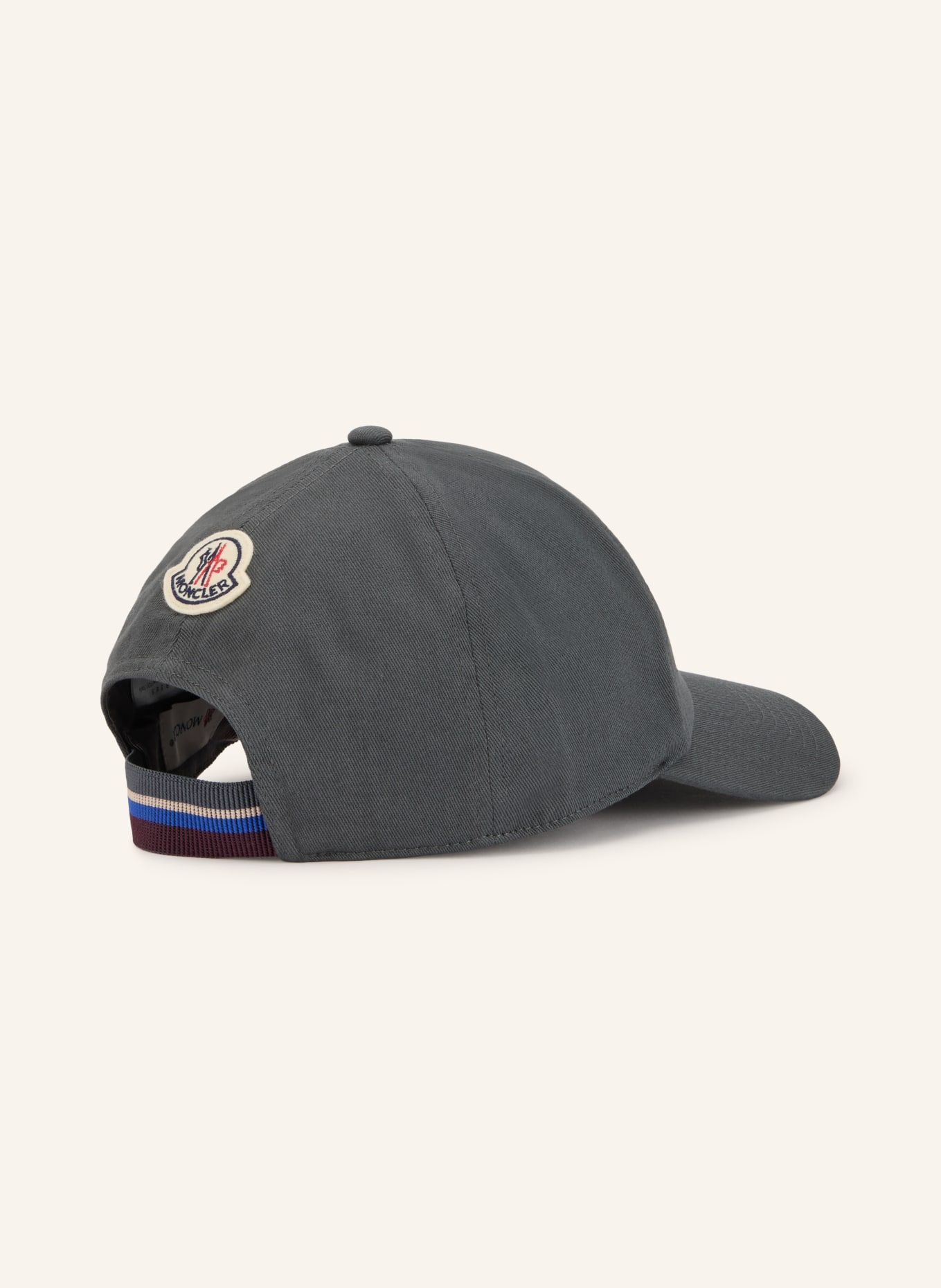 MONCLER Șapcă: GRI ÎNCHIS / CREM