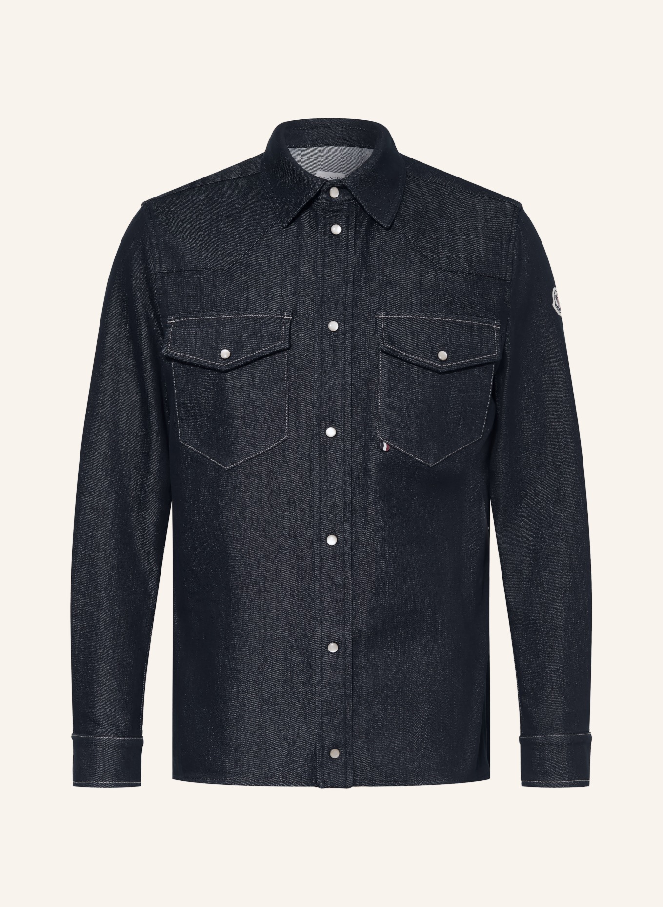MONCLER Jeans Overshirt: DARK BLUE