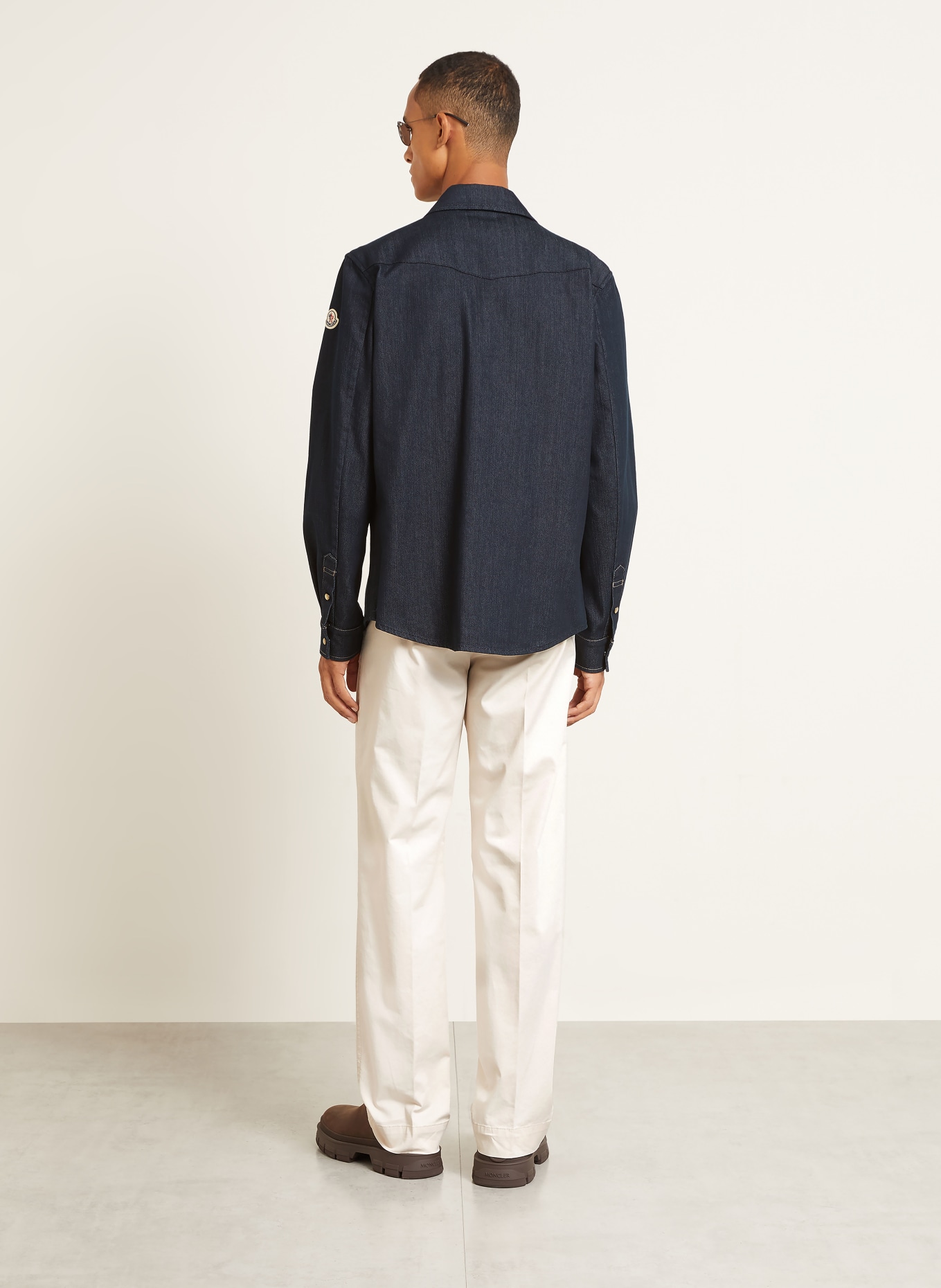 MONCLER Jeans Overshirt: DARK BLUE
