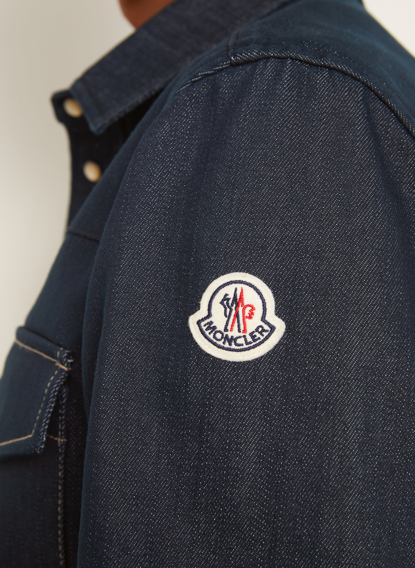 MONCLER Jeans Overshirt: DARK BLUE