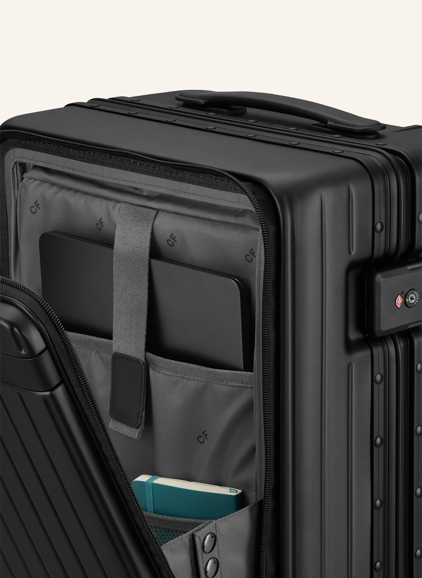 CARL FRIEDRIK Trolley THE CARRY-ON X: BLACK