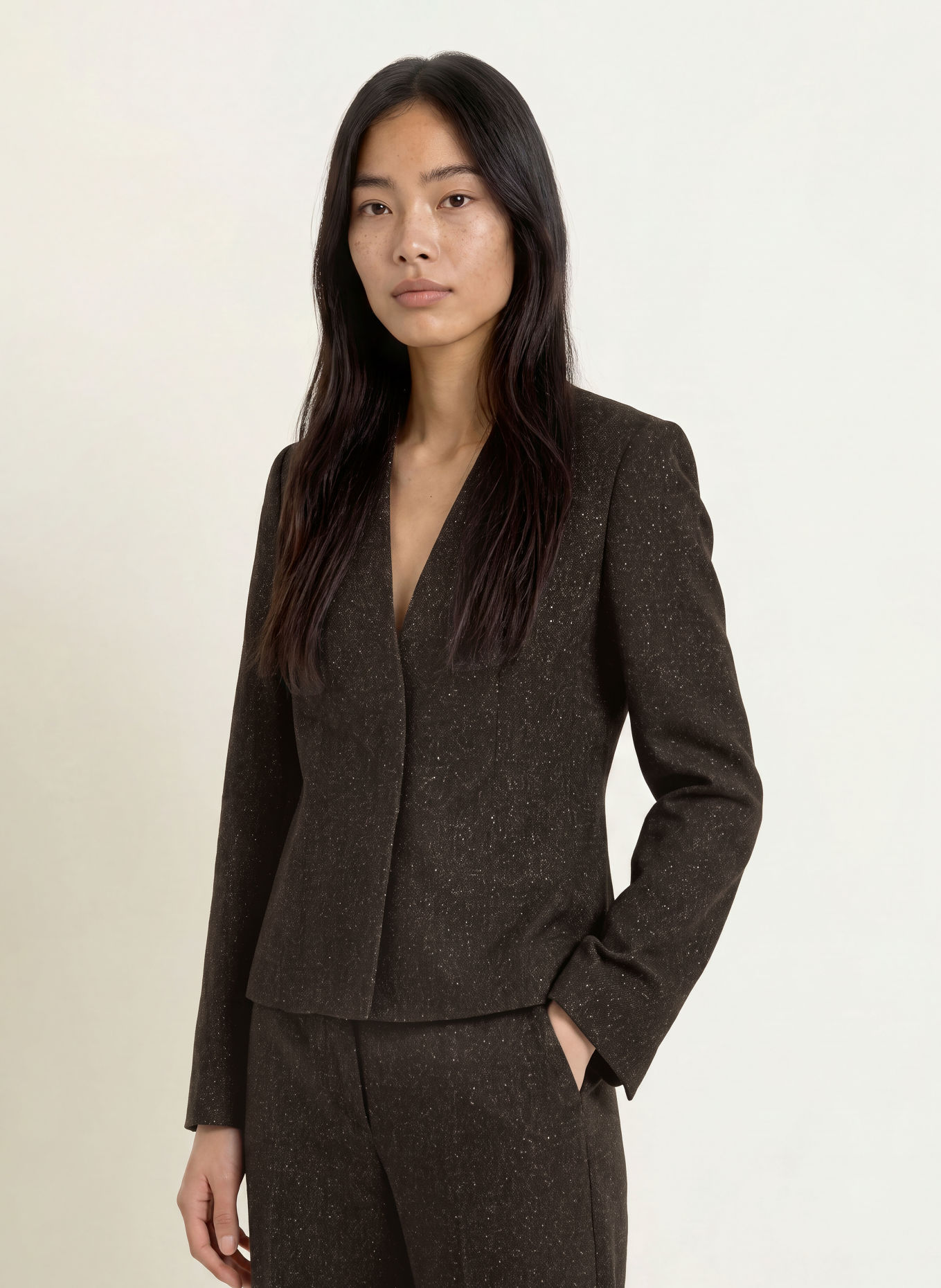 TIGER OF SWEDEN Blazer ELEANOR: NOIR / BLANC