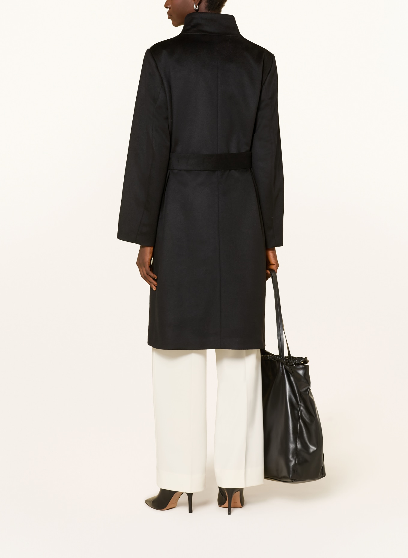 TIGER OF SWEDEN Manteau en laine CEDRIN: NOIR