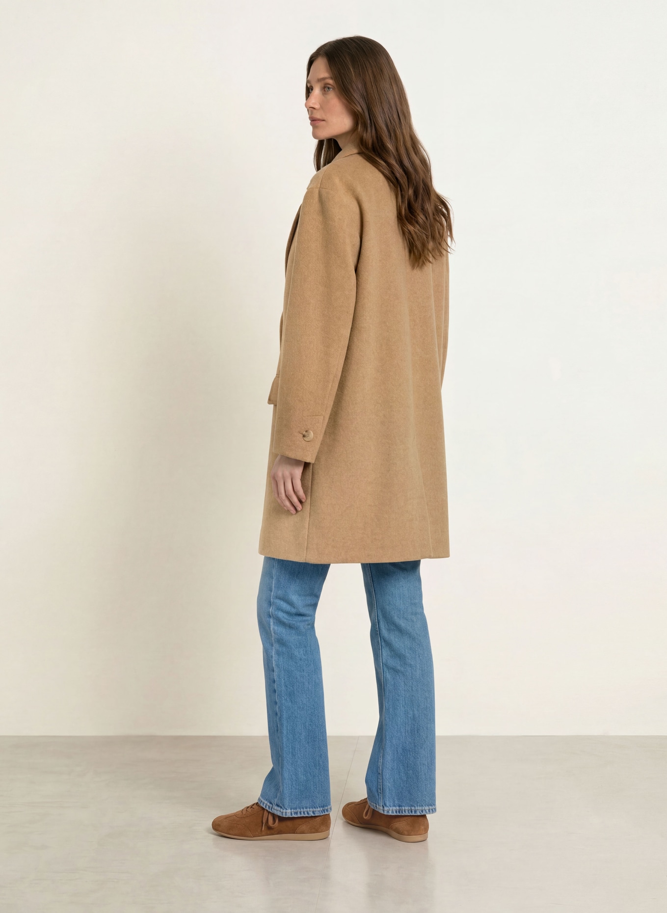 BOSS Mantel CALESARINA: BEIGE