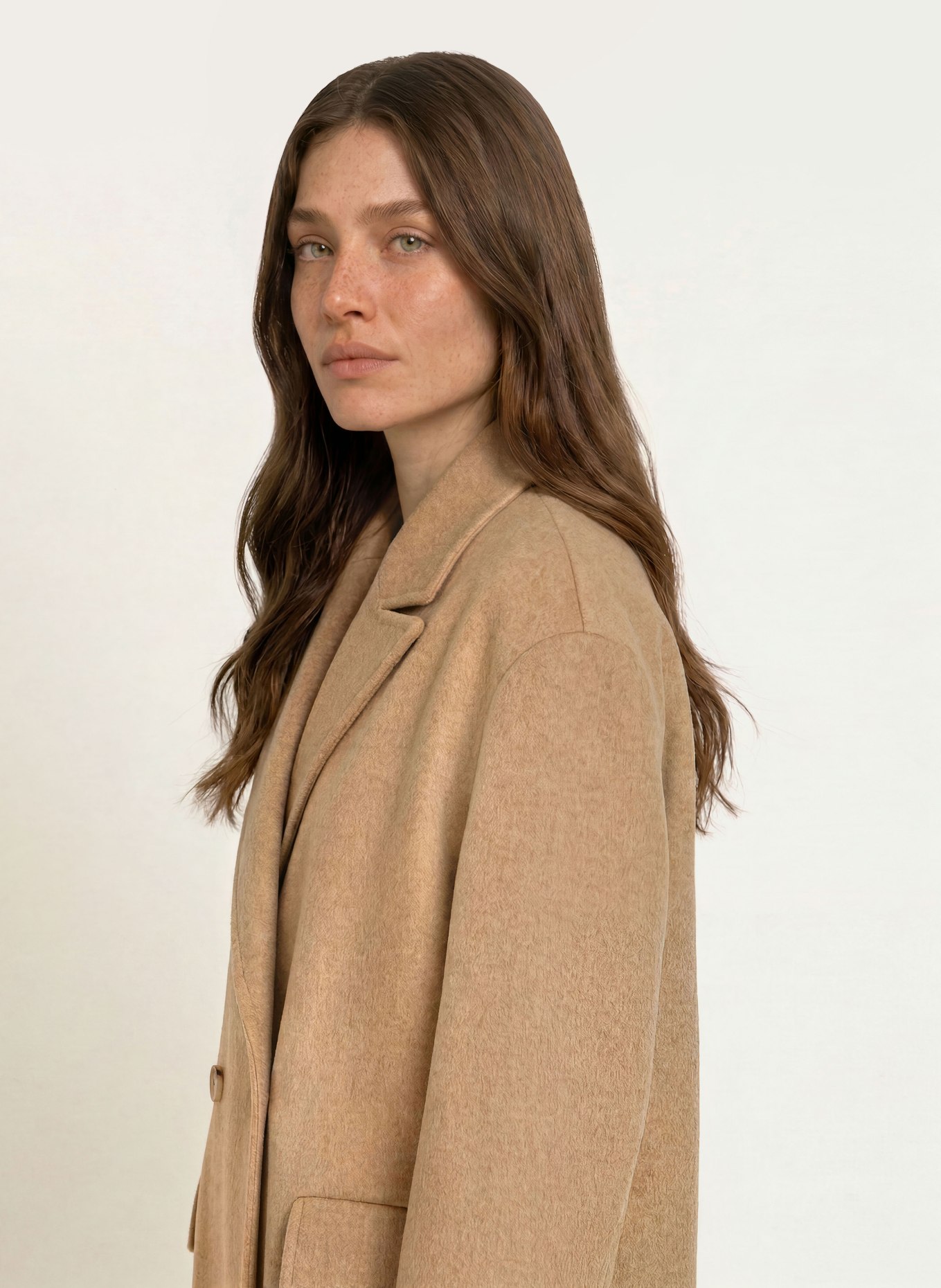 BOSS Mantel CALESARINA: BEIGE