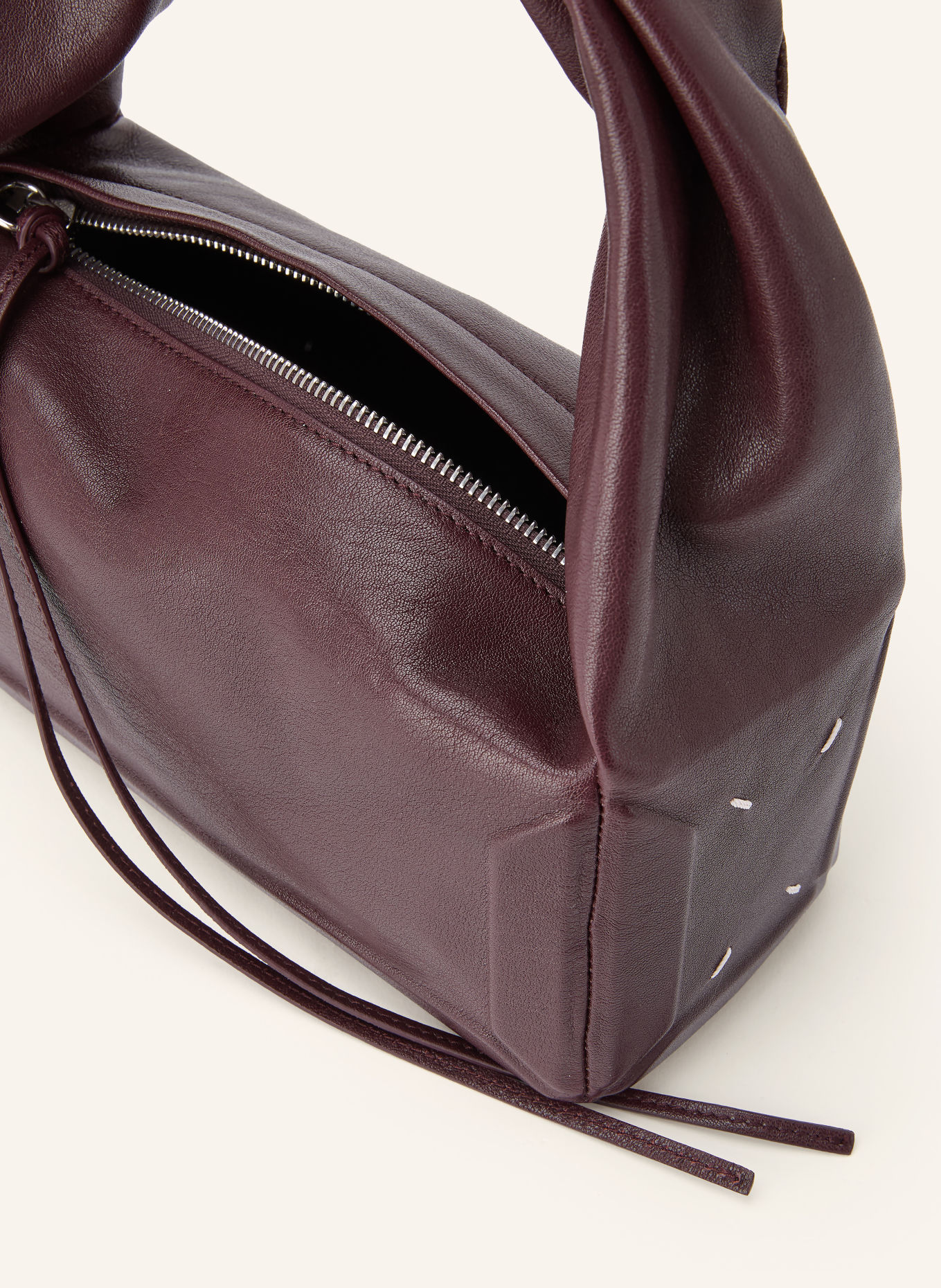 Maison Margiela Handtasche BOX BAG EAST WEST SMALL: DUNKELROT