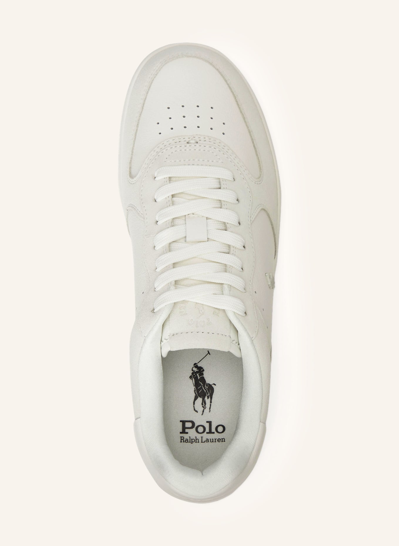 POLO RALPH LAUREN Sneaker: WEISS