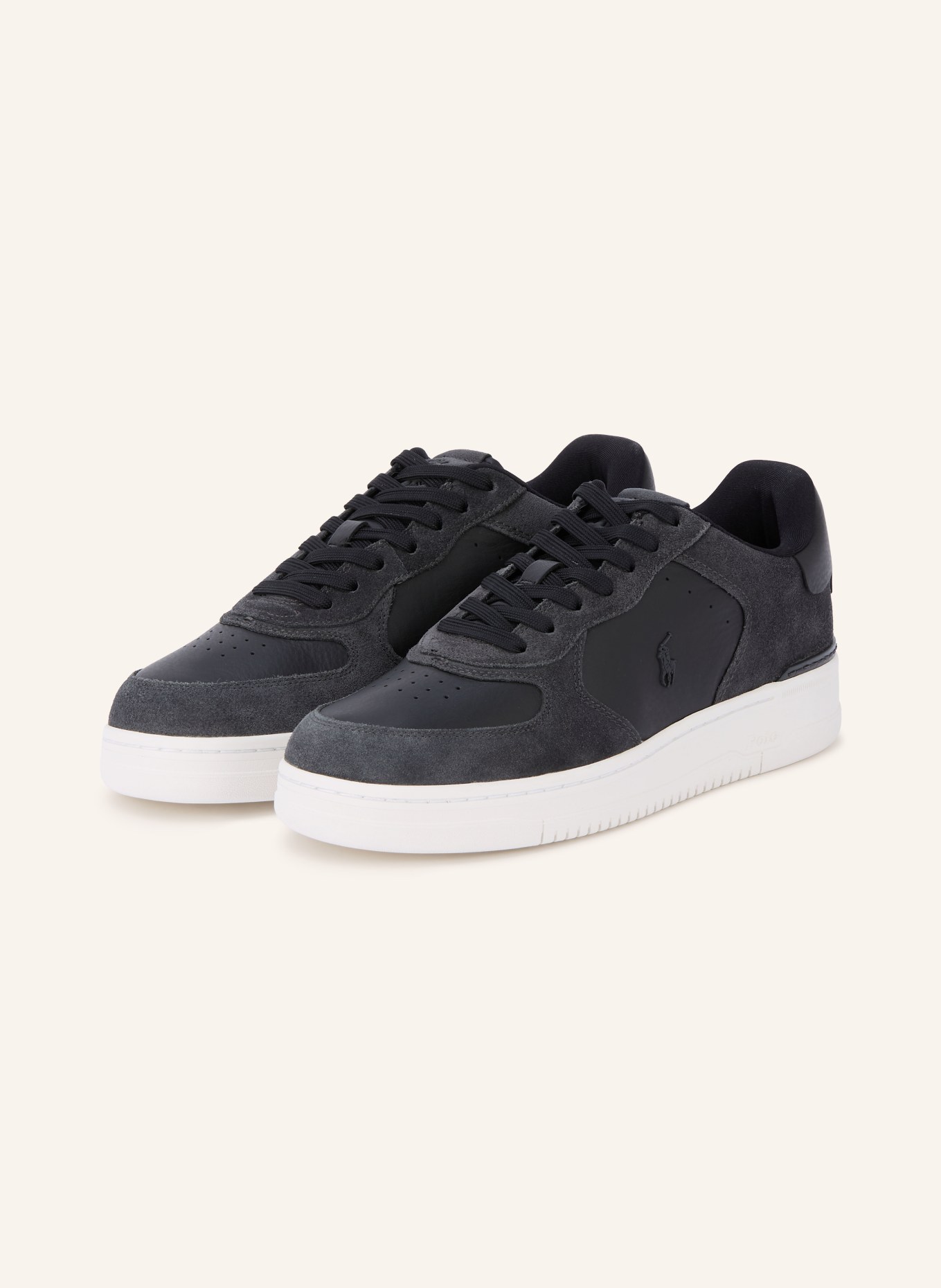POLO RALPH LAUREN Sneakers: BLACK