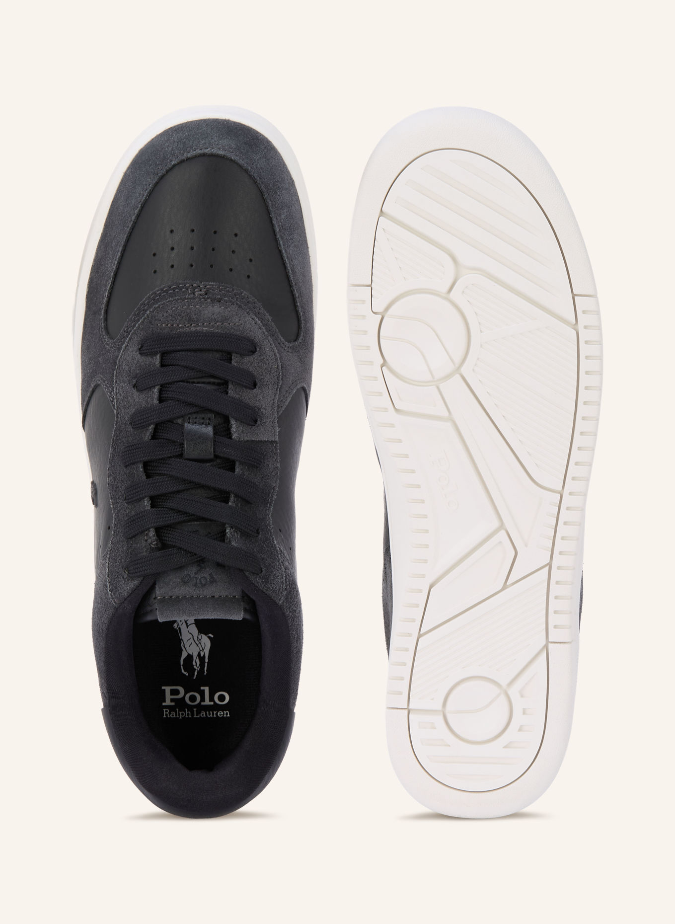 POLO RALPH LAUREN Sneakers: BLACK