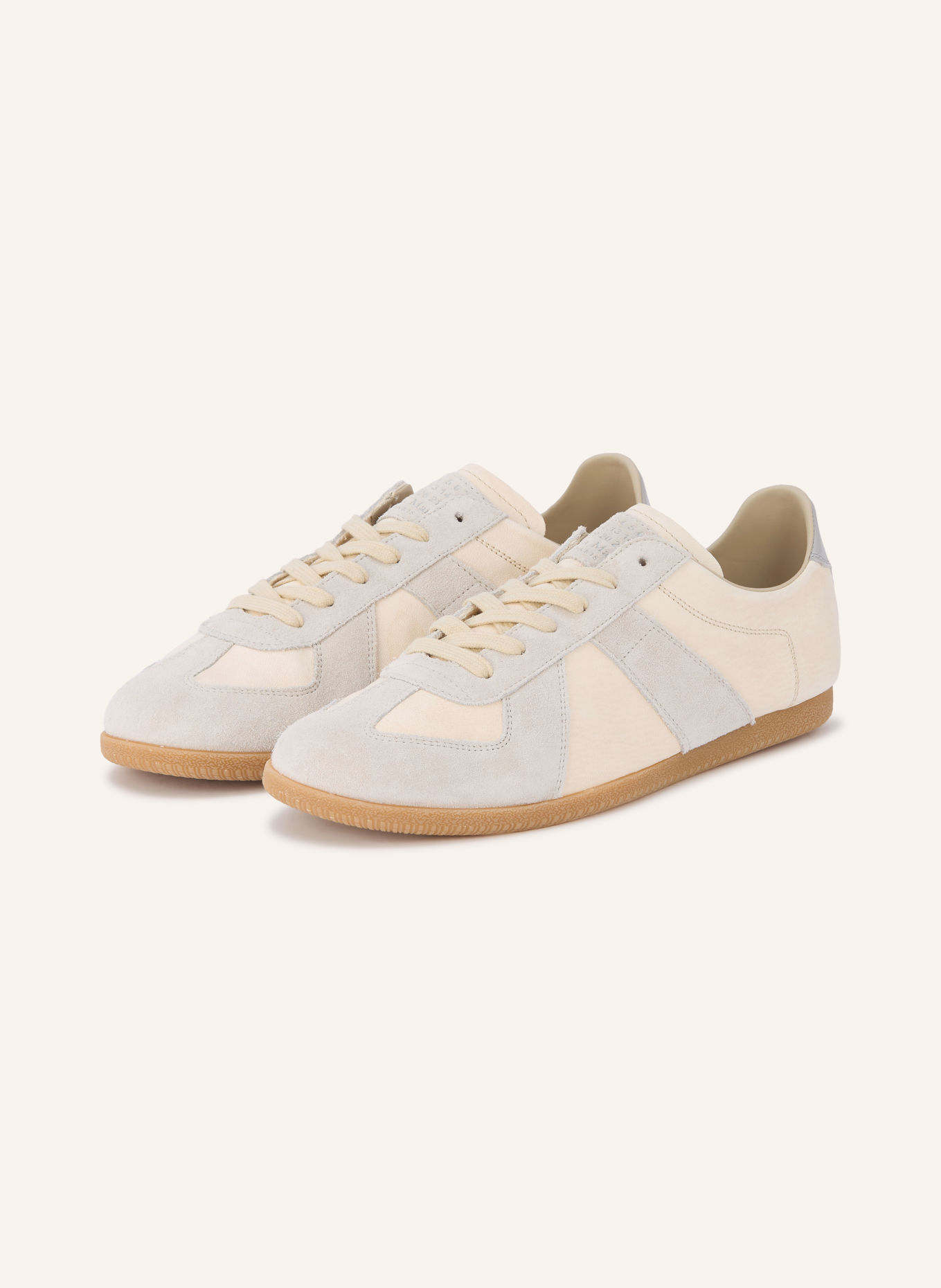 Maison Margiela REPLICA SOFT Sneakers: CREAM / BLUE GRAY