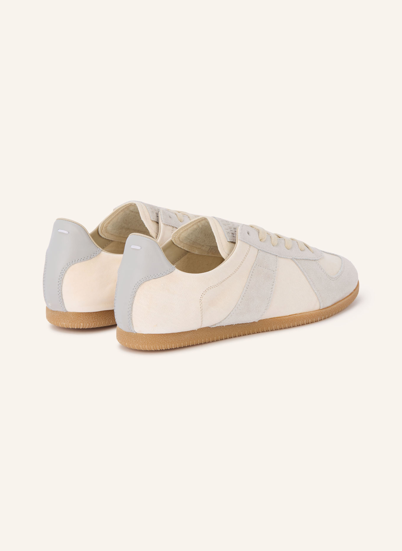 Maison Margiela REPLICA SOFT Sneakers: CREAM / BLUE GRAY