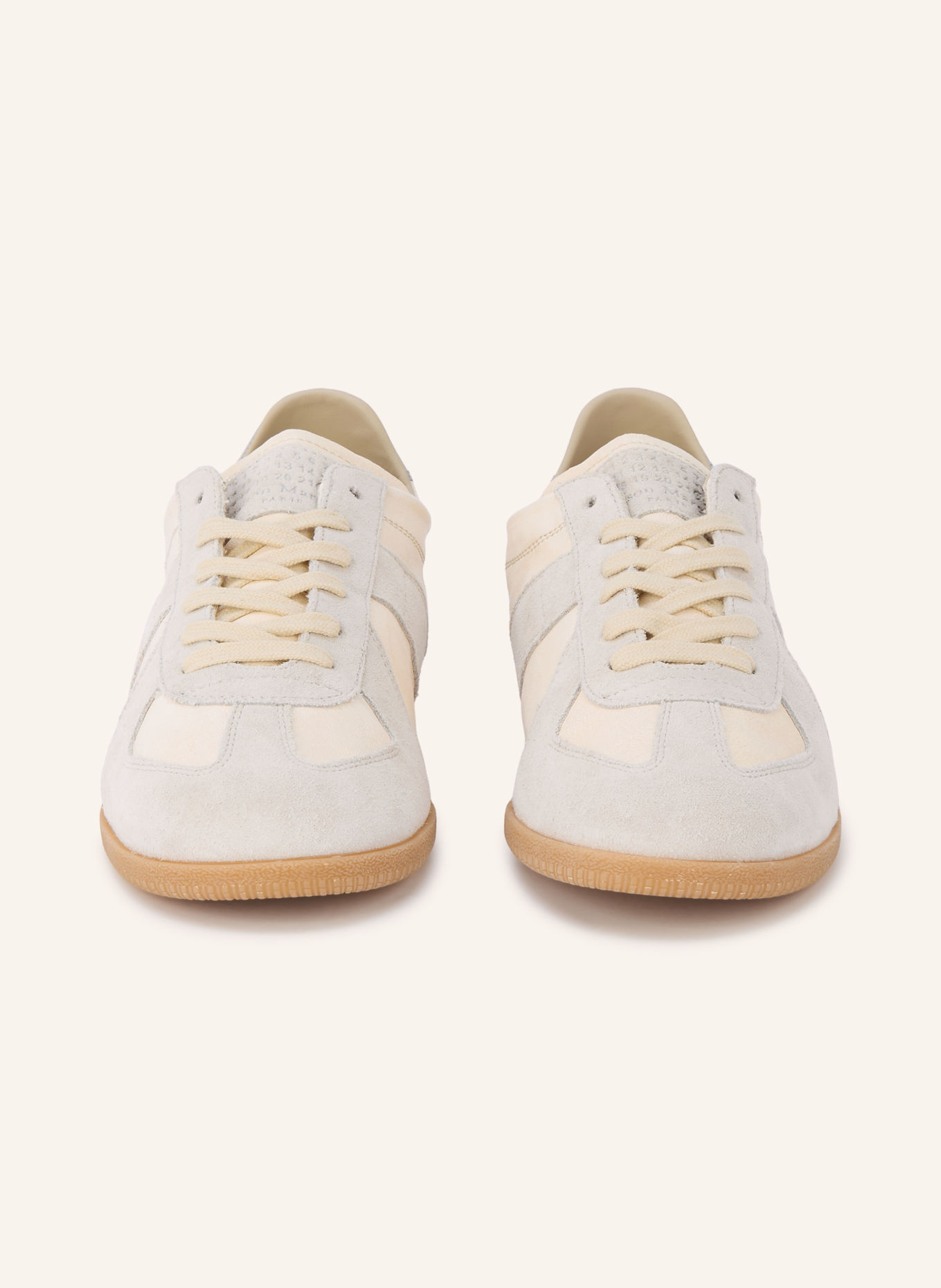 Maison Margiela REPLICA SOFT Sneakers: CREAM / BLUE GRAY