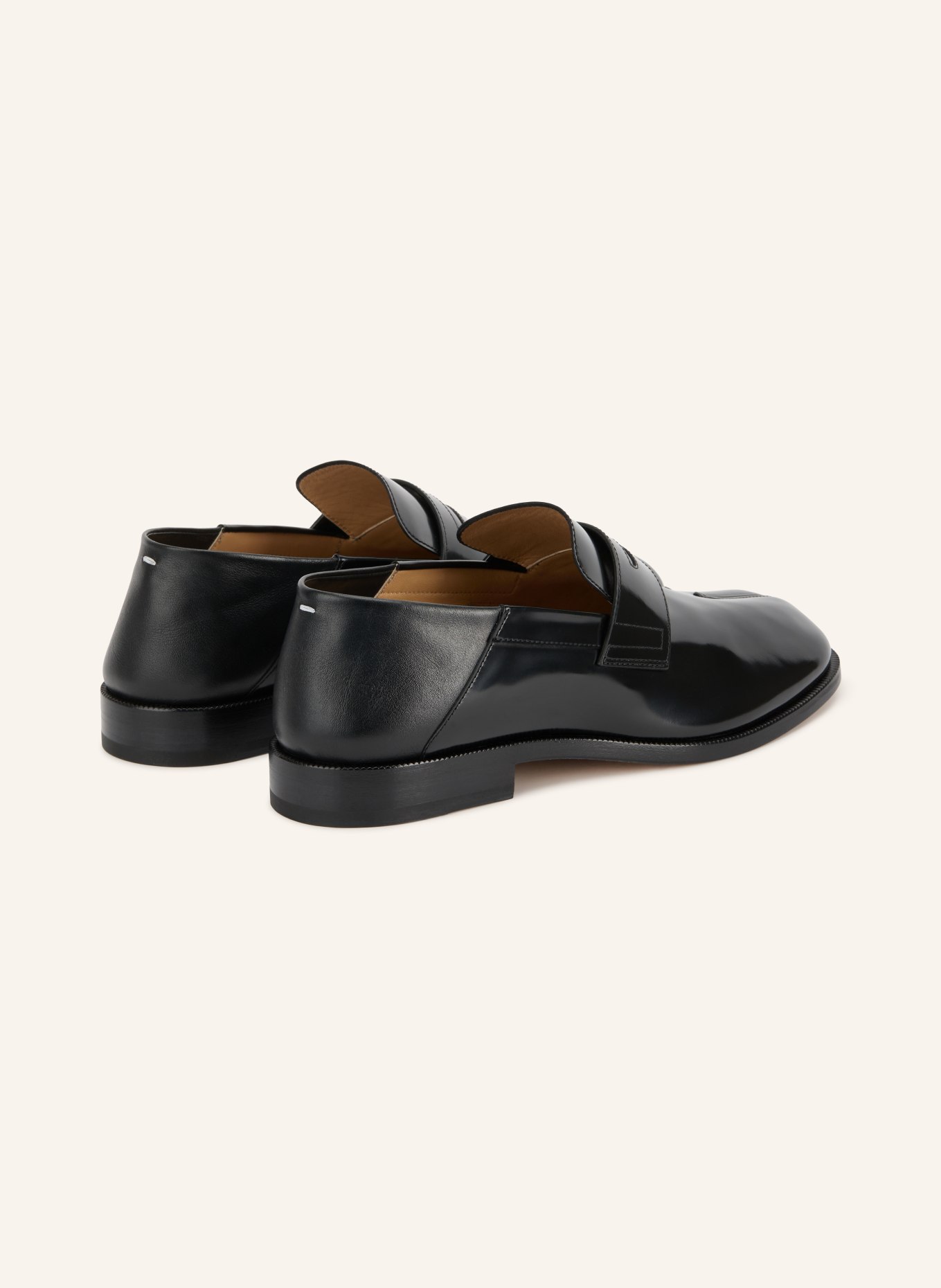 Maison Margiela TABI Penny loafer: BLACK