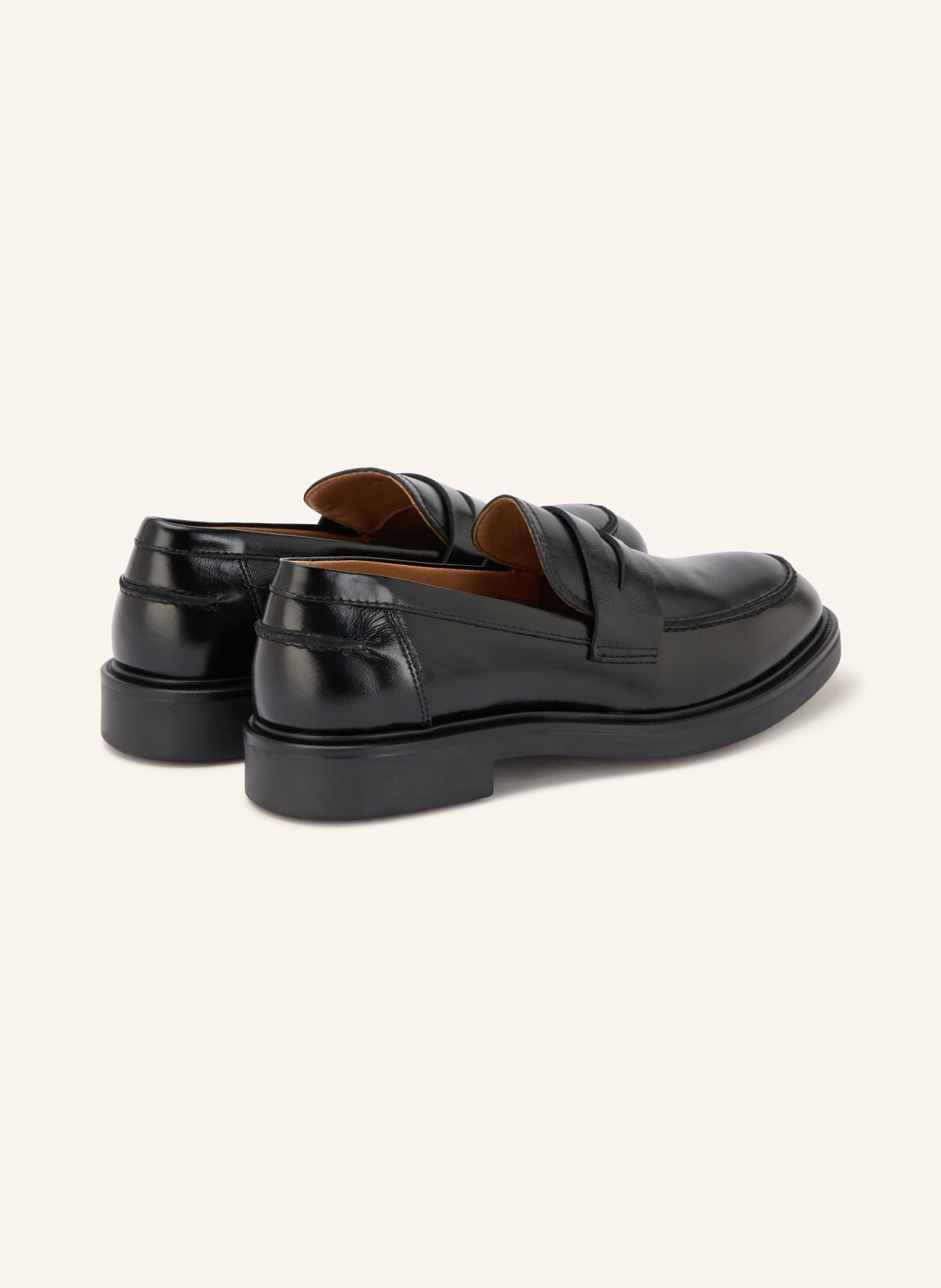 BIANCO Penny loafers BIAADDA: CZARNY