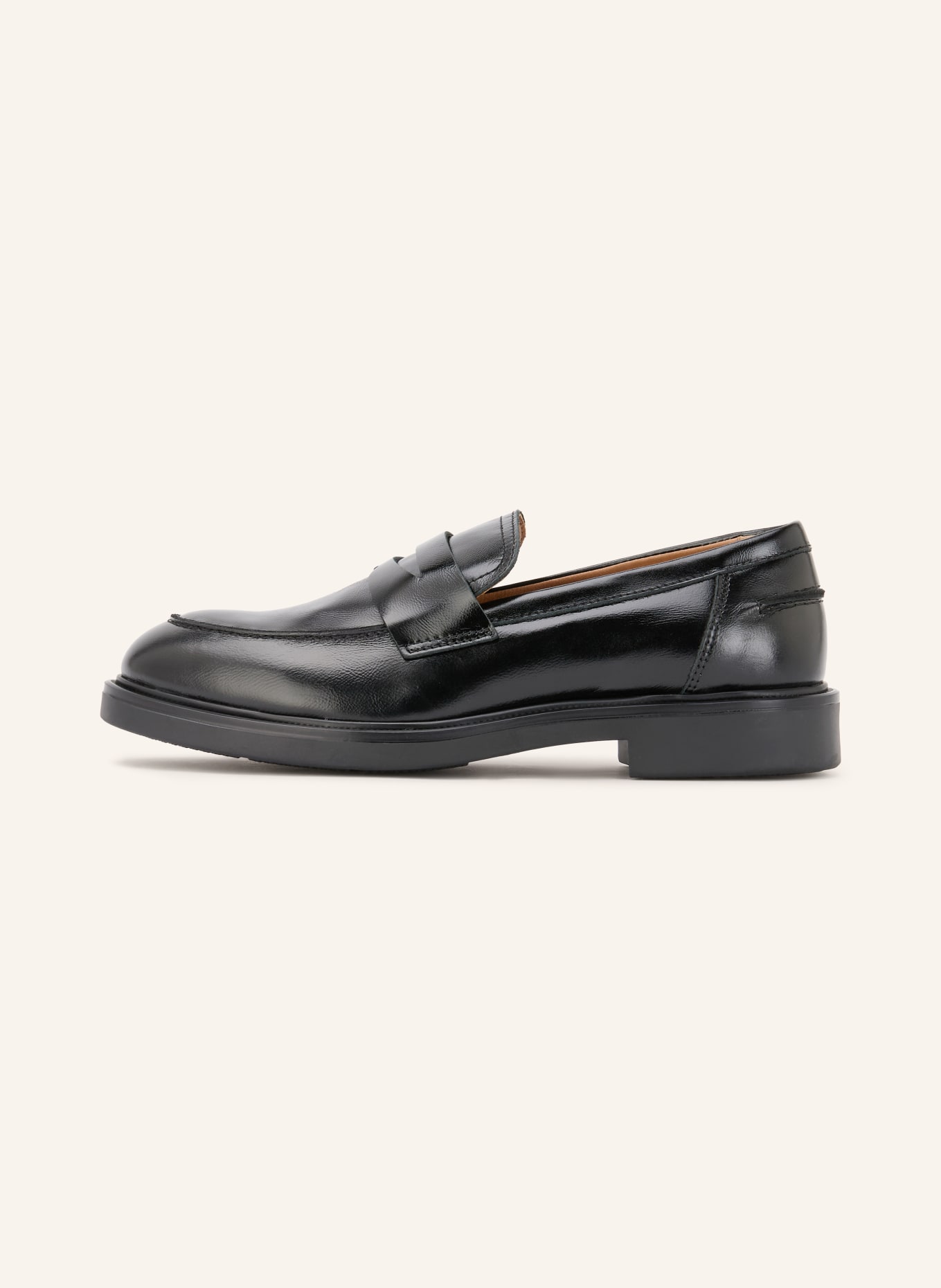 BIANCO Penny loafers BIAADDA: CZARNY