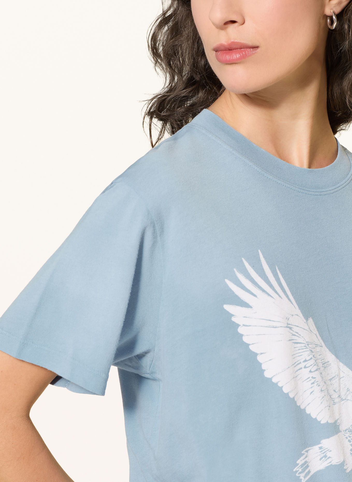 ANINE BING T-shirt BILI: LJUSBLÅ