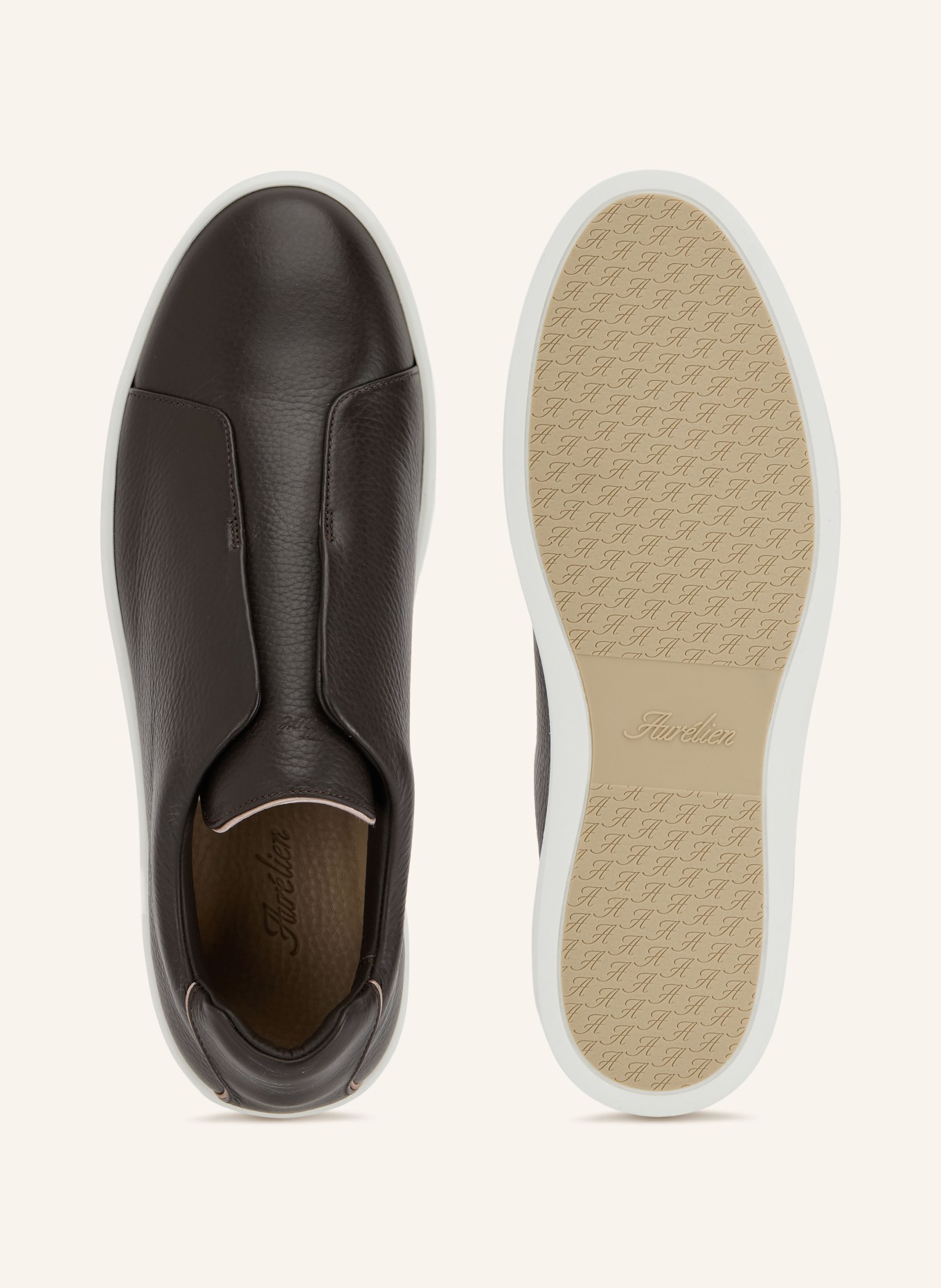 Aurélien Instapsneakers AUR3: MARRON FONCÉ