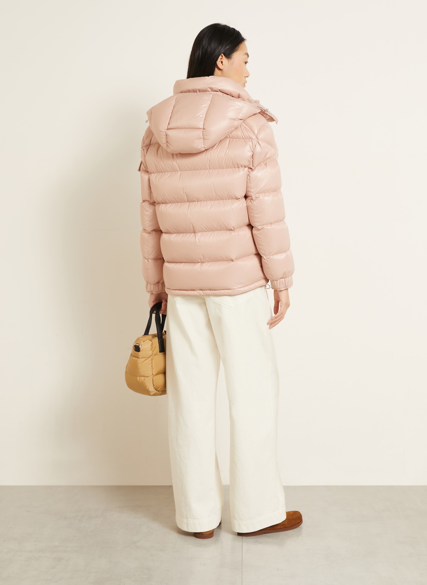 MONCLER Daunenjacke MAIRE mit abnehmbarer Kapuze: HELLROSA