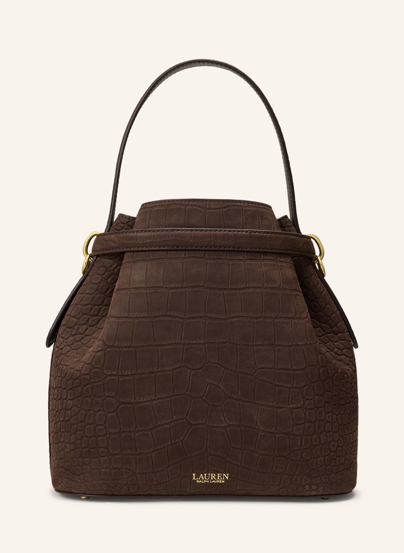 LAUREN RALPH LAUREN Buideltas: MARRON FONCÉ / GOUD