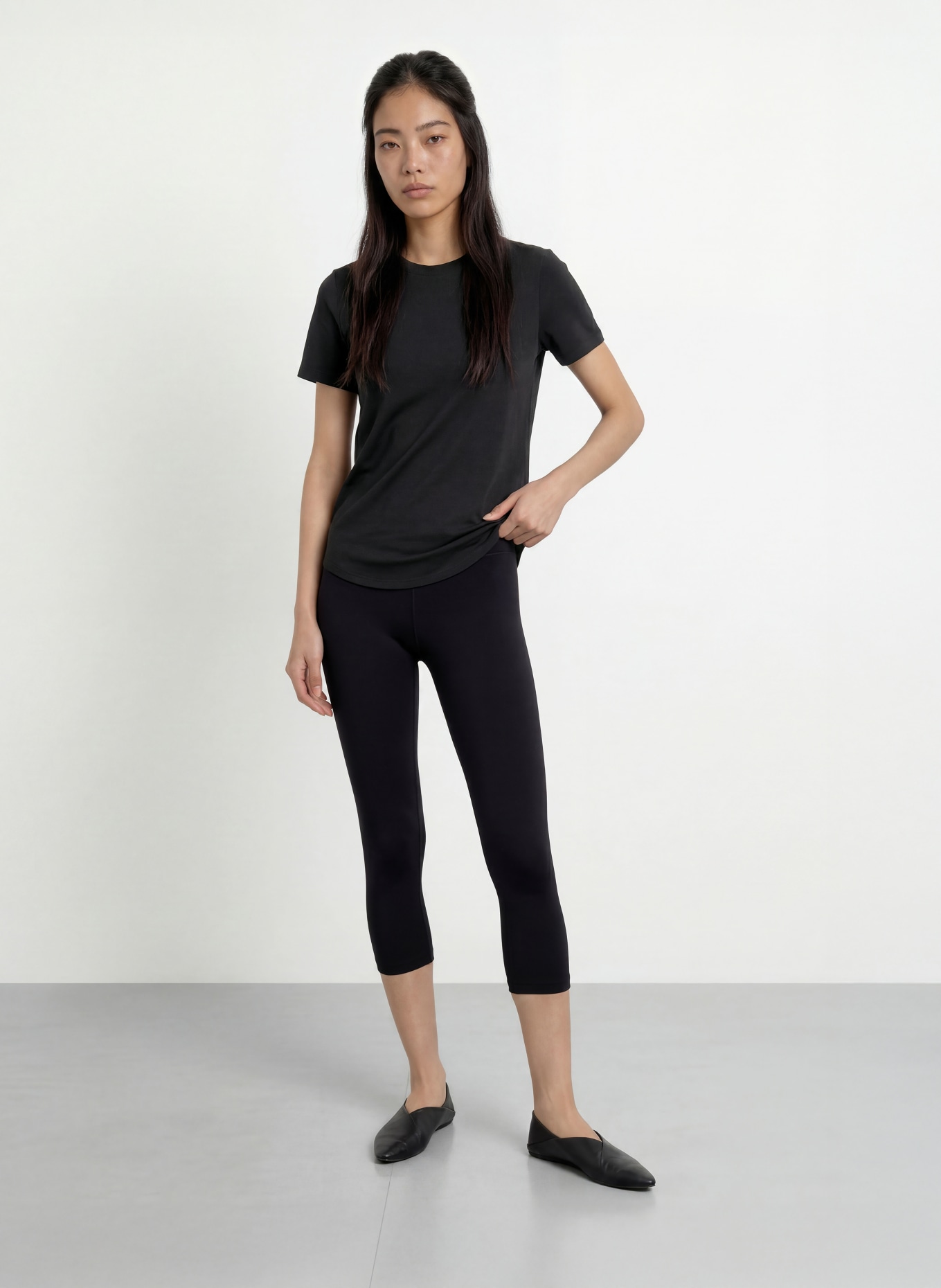 lululemon T-shirt LOVE CREW: CZARNY