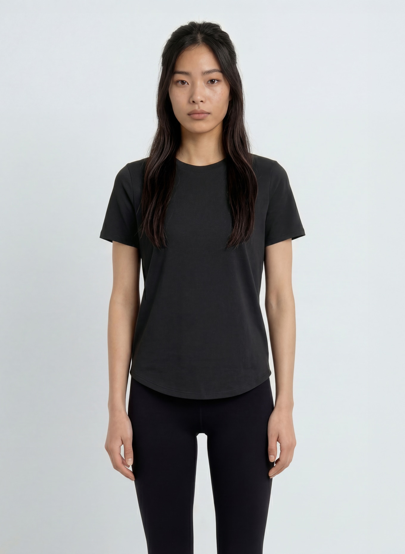 lululemon T-shirt LOVE CREW: CZARNY