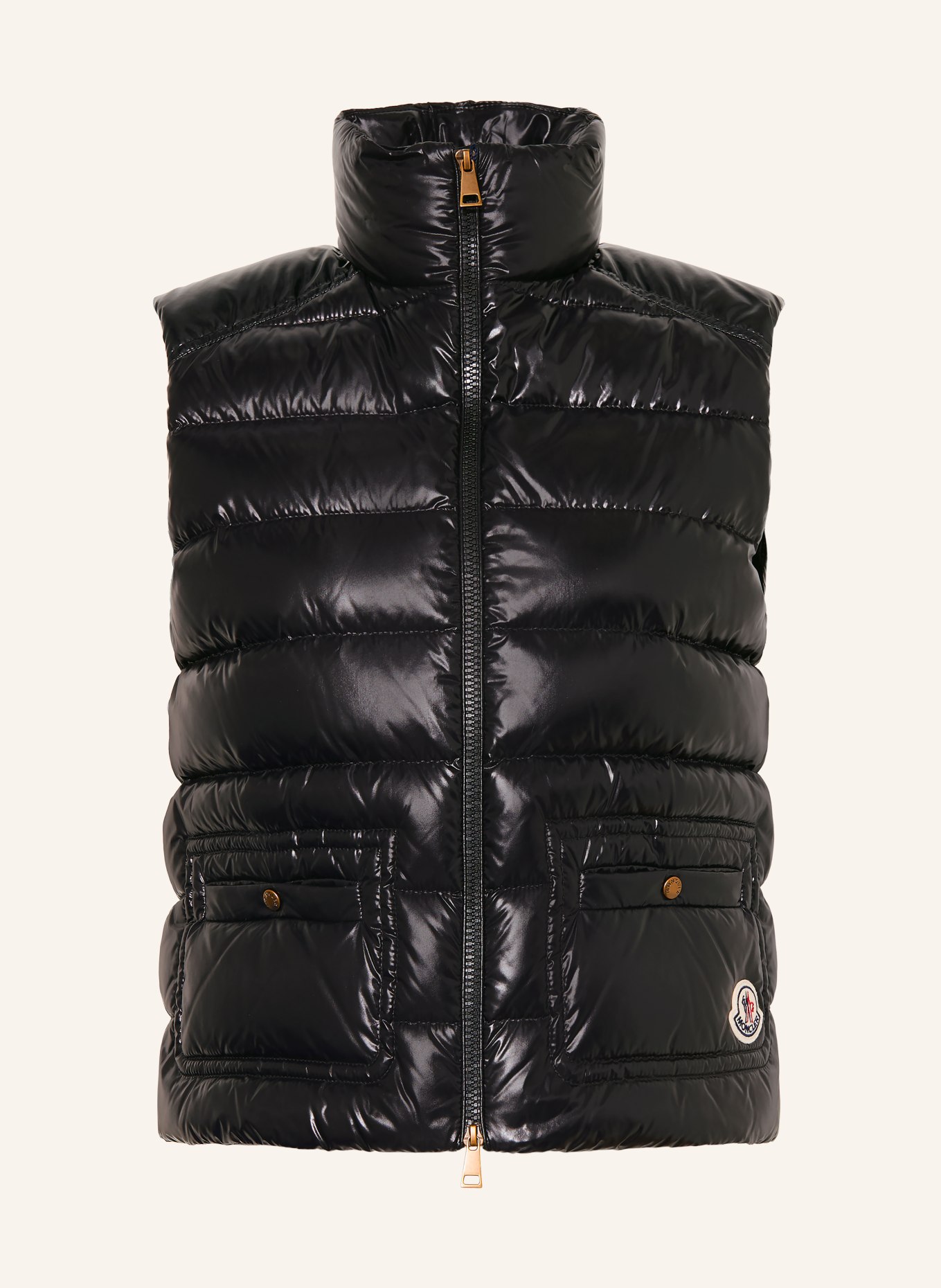 MONCLER FRELON Down vest: BLACK