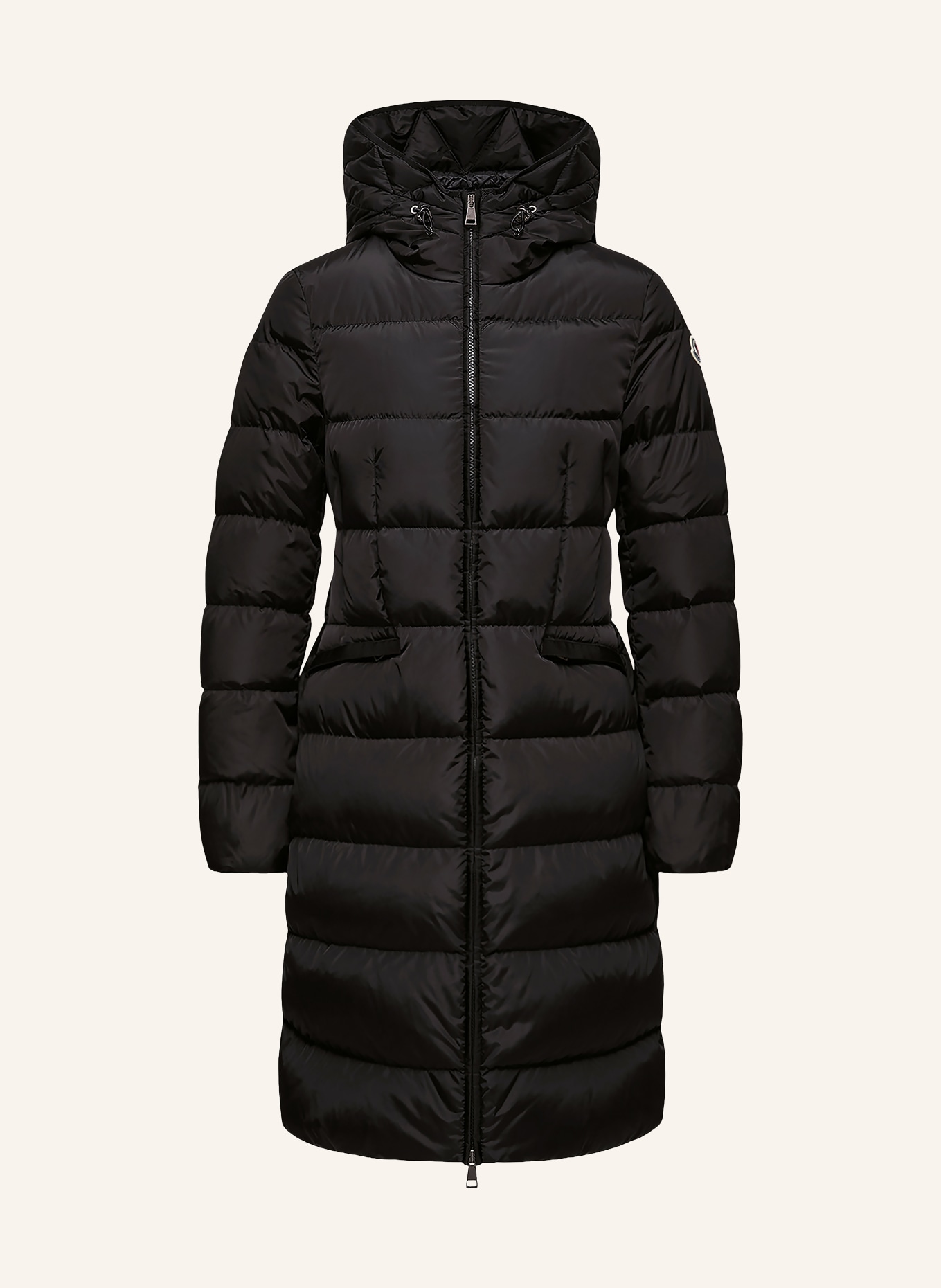 MONCLER Péřový kabát AVOCETTE: ČERNÁ