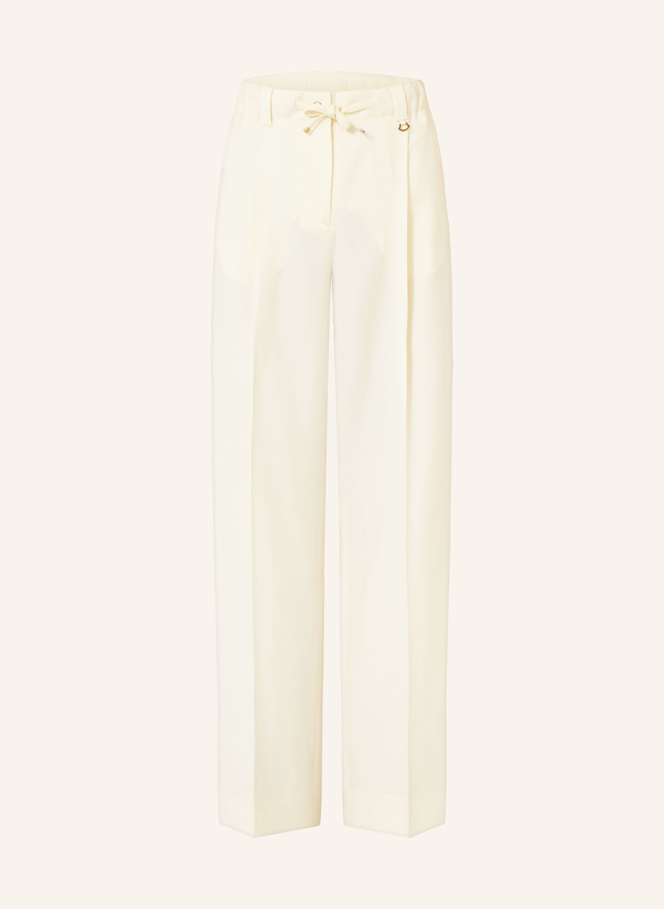 MONCLER Wide-leg trousers: CREAM
