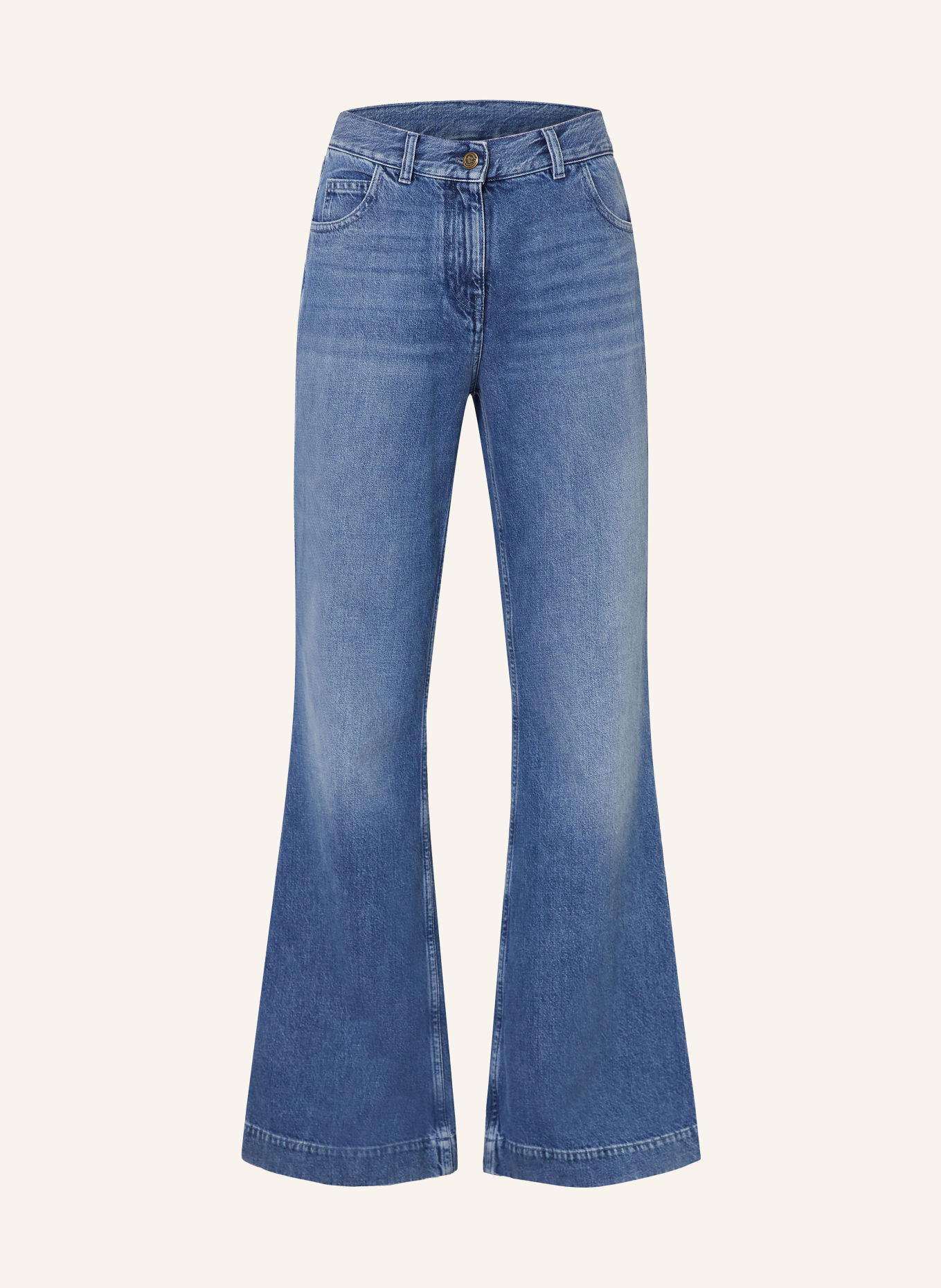 MONCLER Flared jeans: 715 MEDIUM BLUE