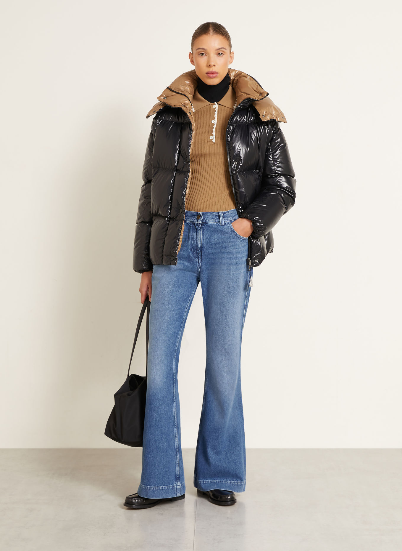 MONCLER Flared jeans: 715 MEDIUM BLUE