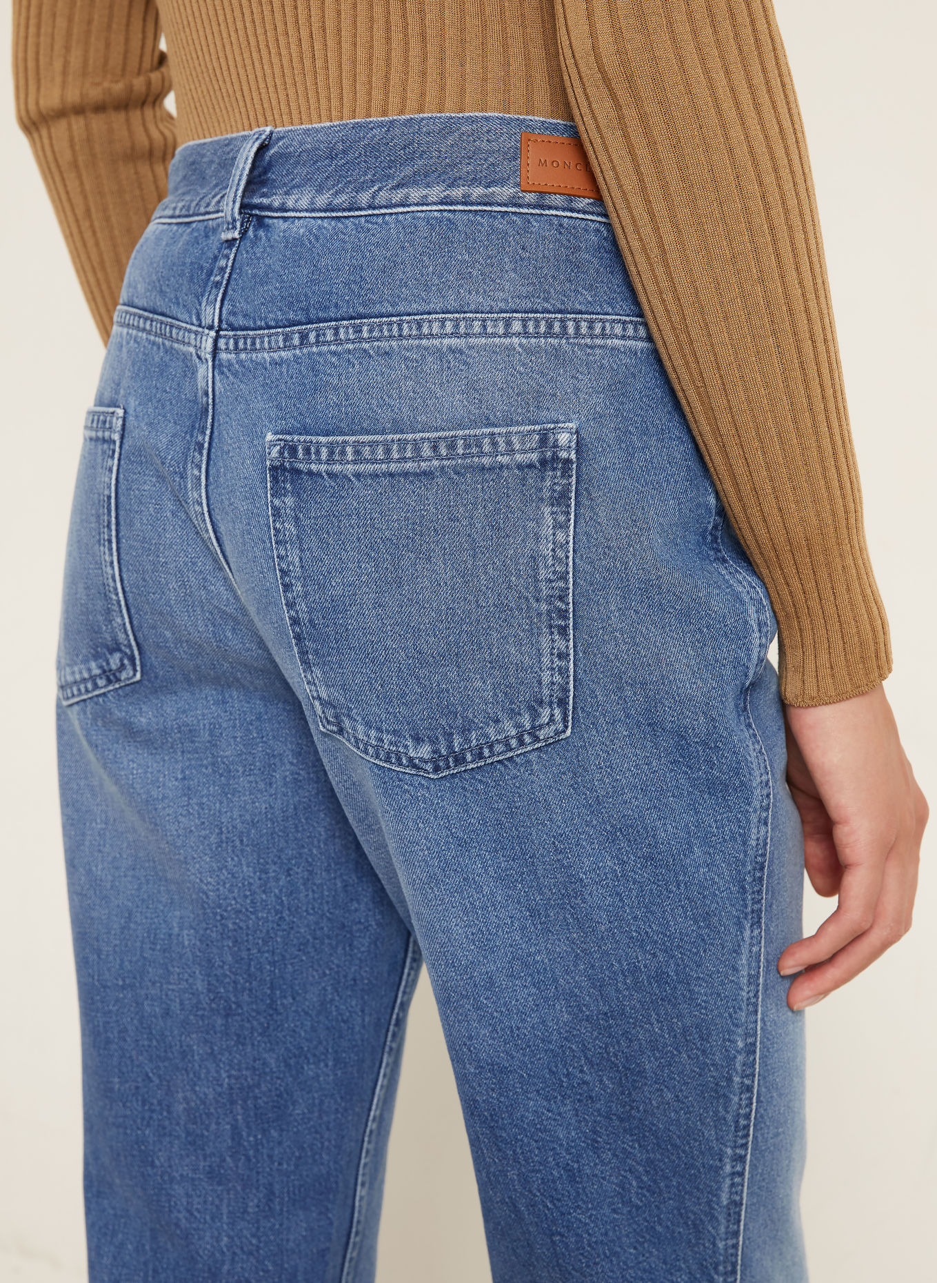 MONCLER Flared jeans: 715 MEDIUM BLUE