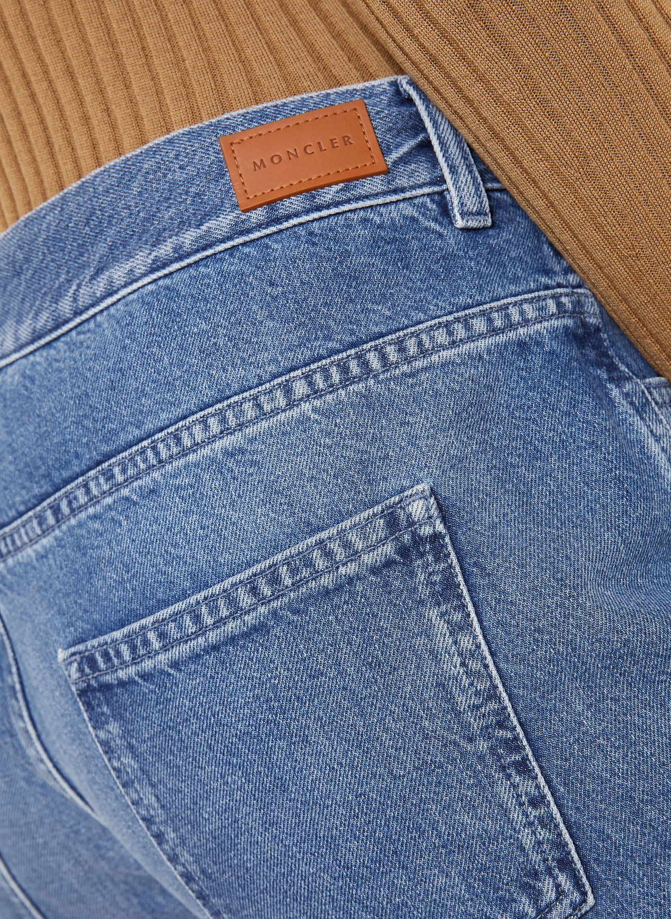 MONCLER Flared jeans: 715 MEDIUM BLUE