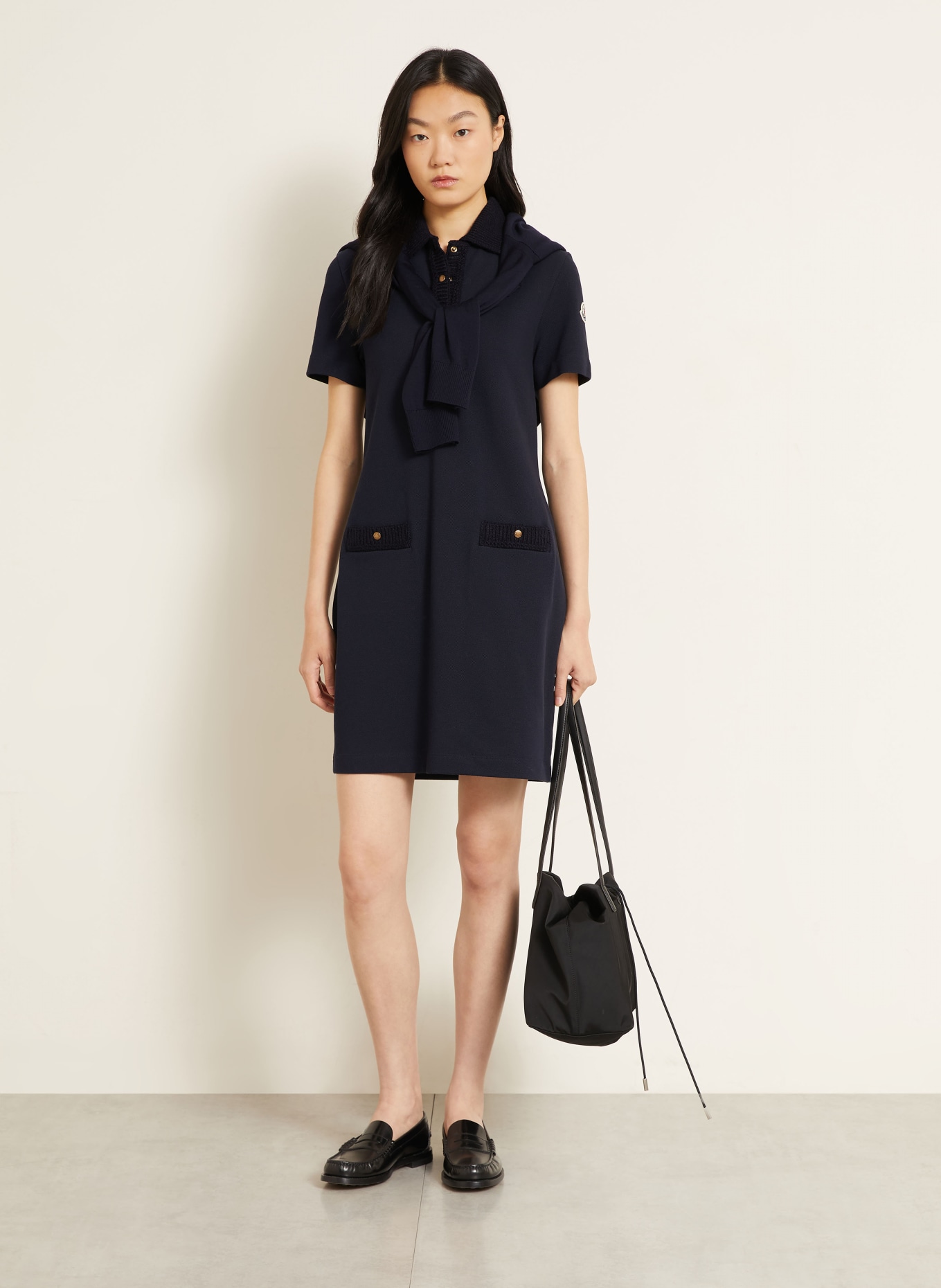 MONCLER Kleid: DUNKELBLAU
