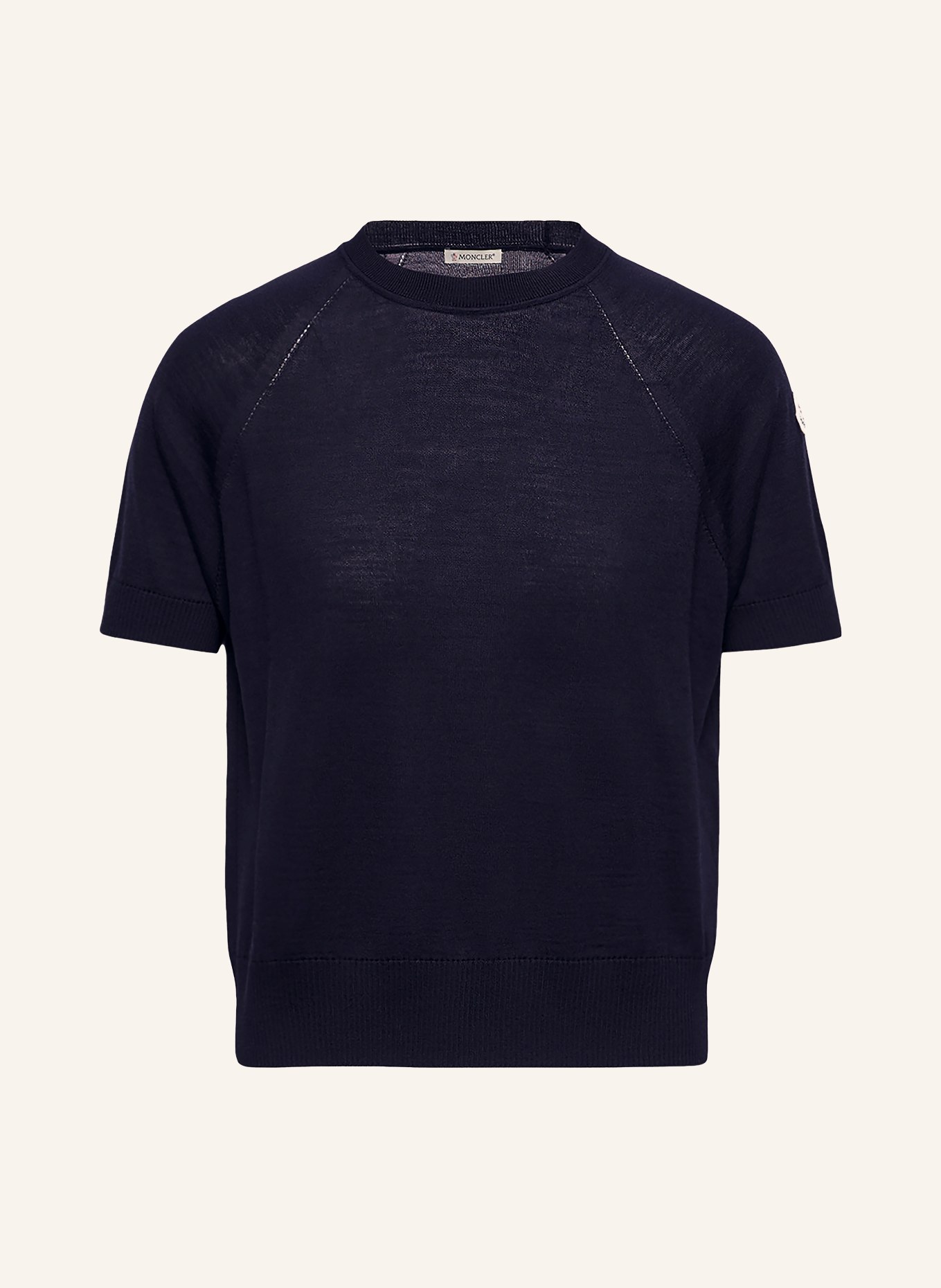 MONCLER Knit shirt: DARK BLUE