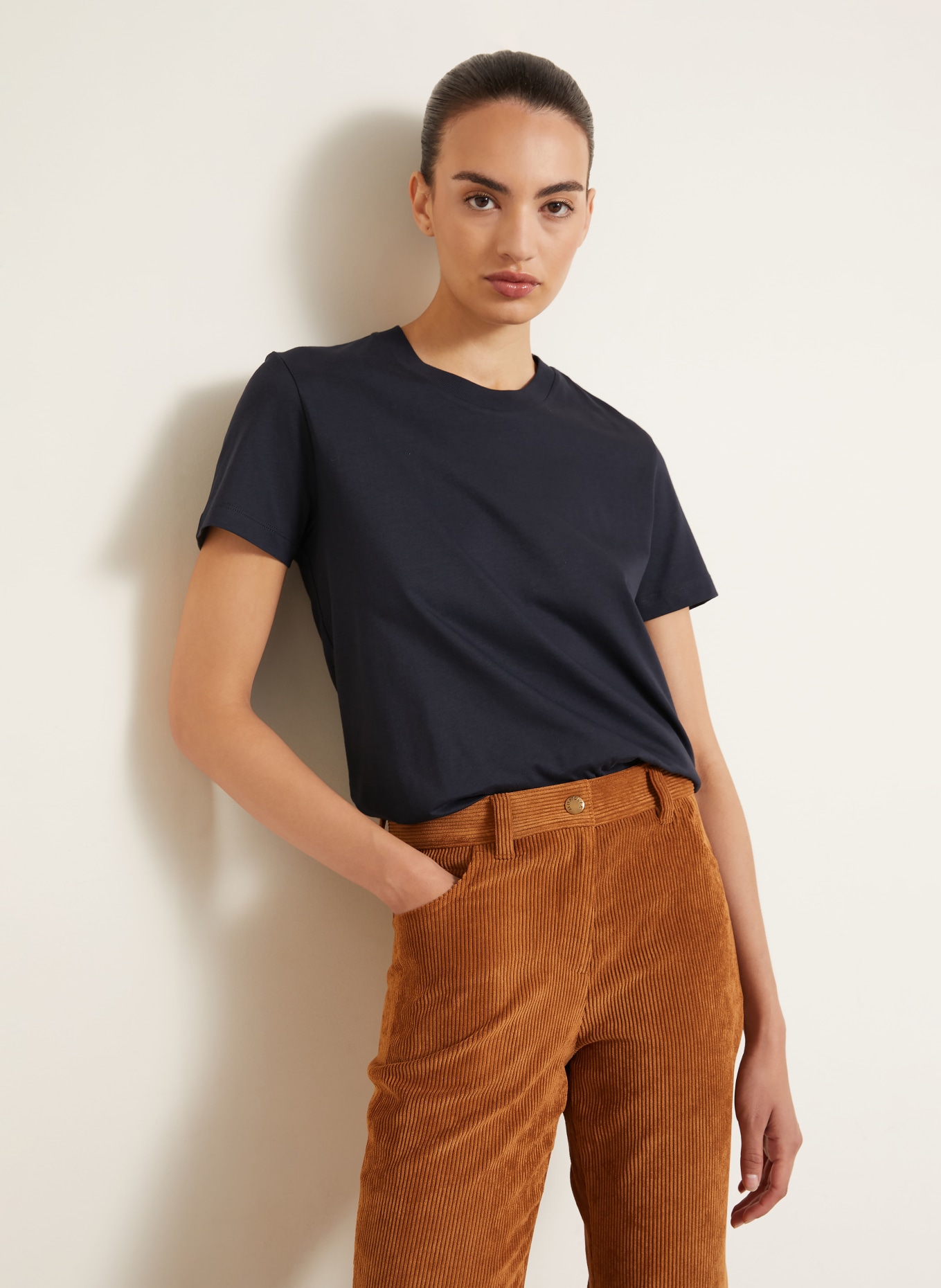 MONCLER T-shirt: DONKERBLAUW