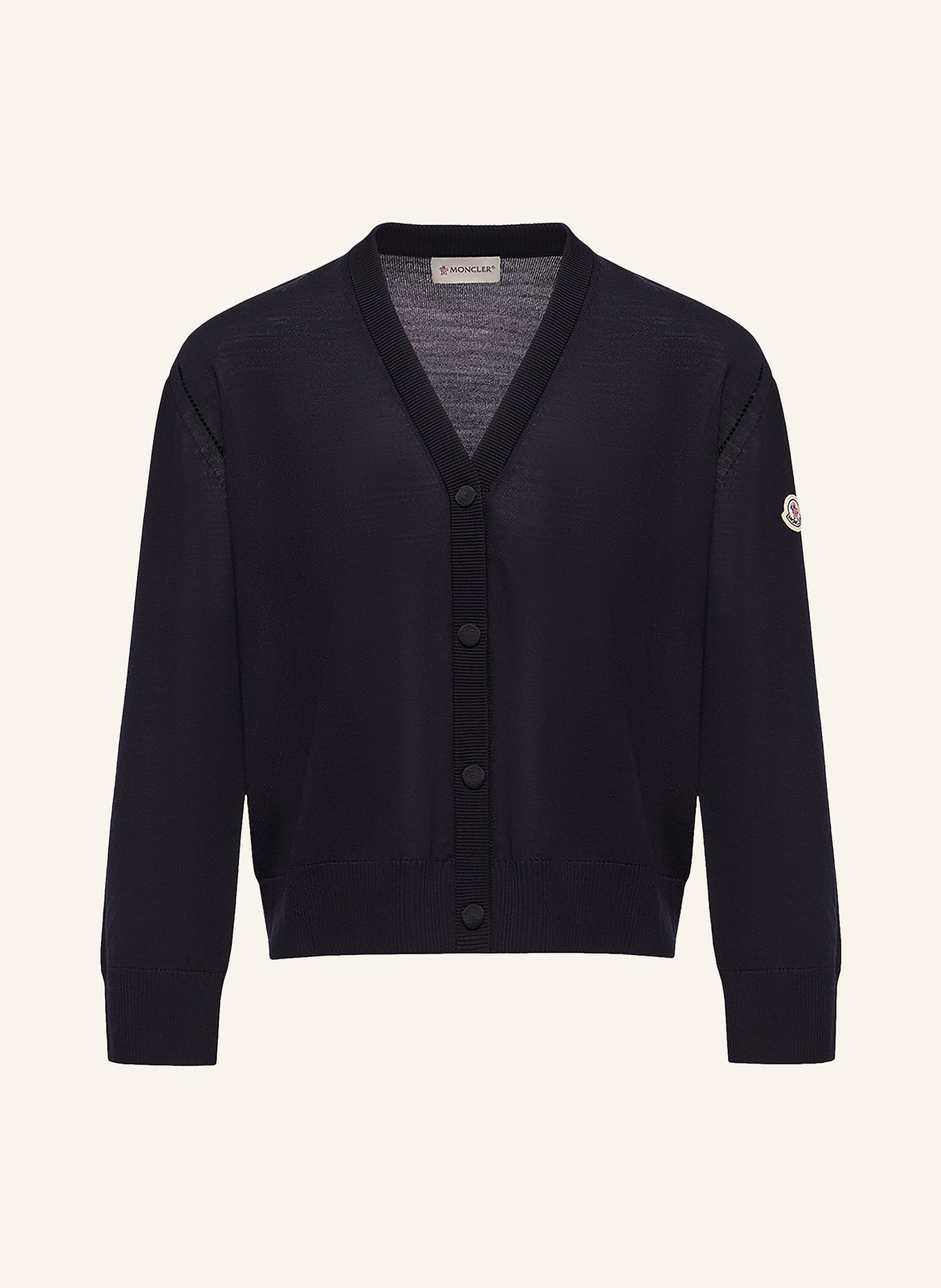 MONCLER Vest: DONKERBLAUW